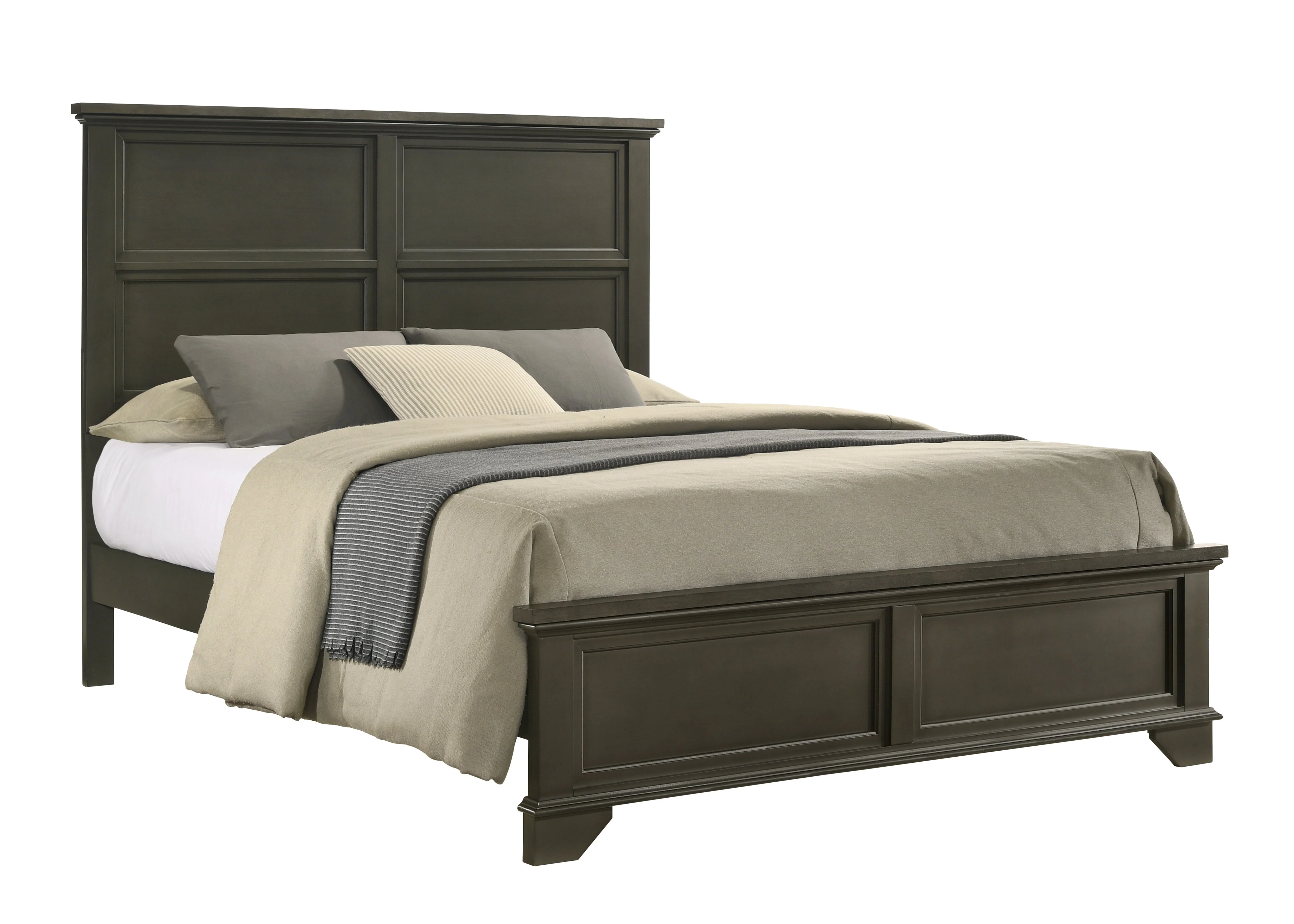 Abigail 6-Piece Queen Bedroom Package - Grey - Image 2