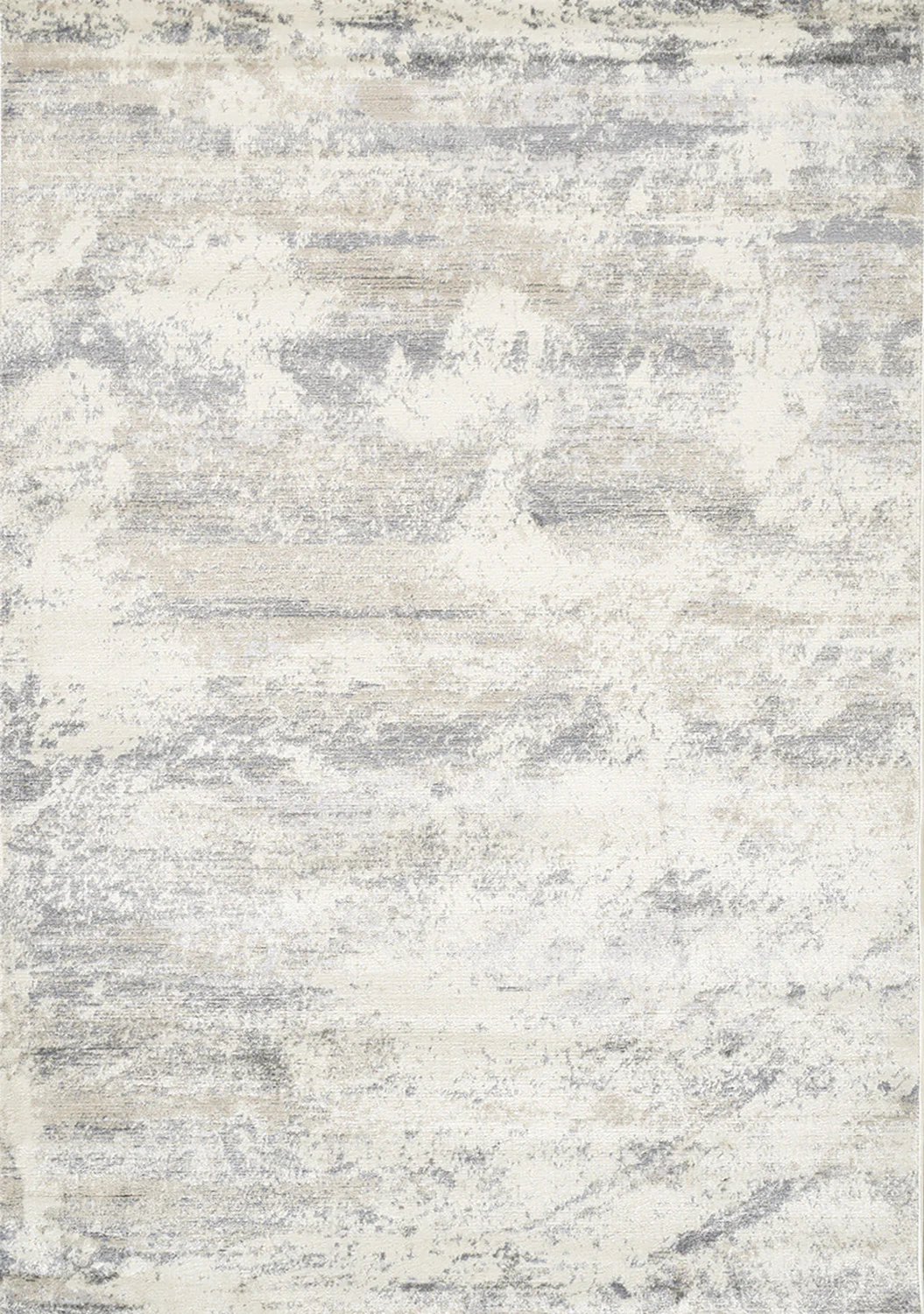 Adele 5'3" X 7'7" Faded Storm Rug - Cream Grey Area Rug