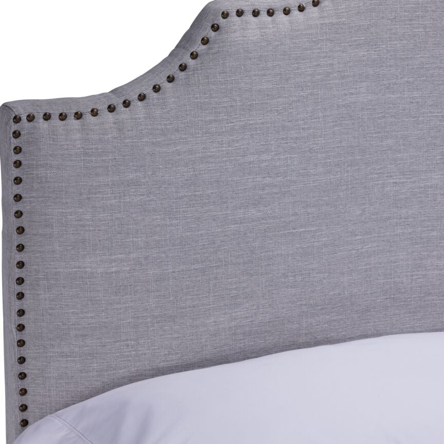 Alana 3-Piece Twin Bed - Light Grey - Image 4