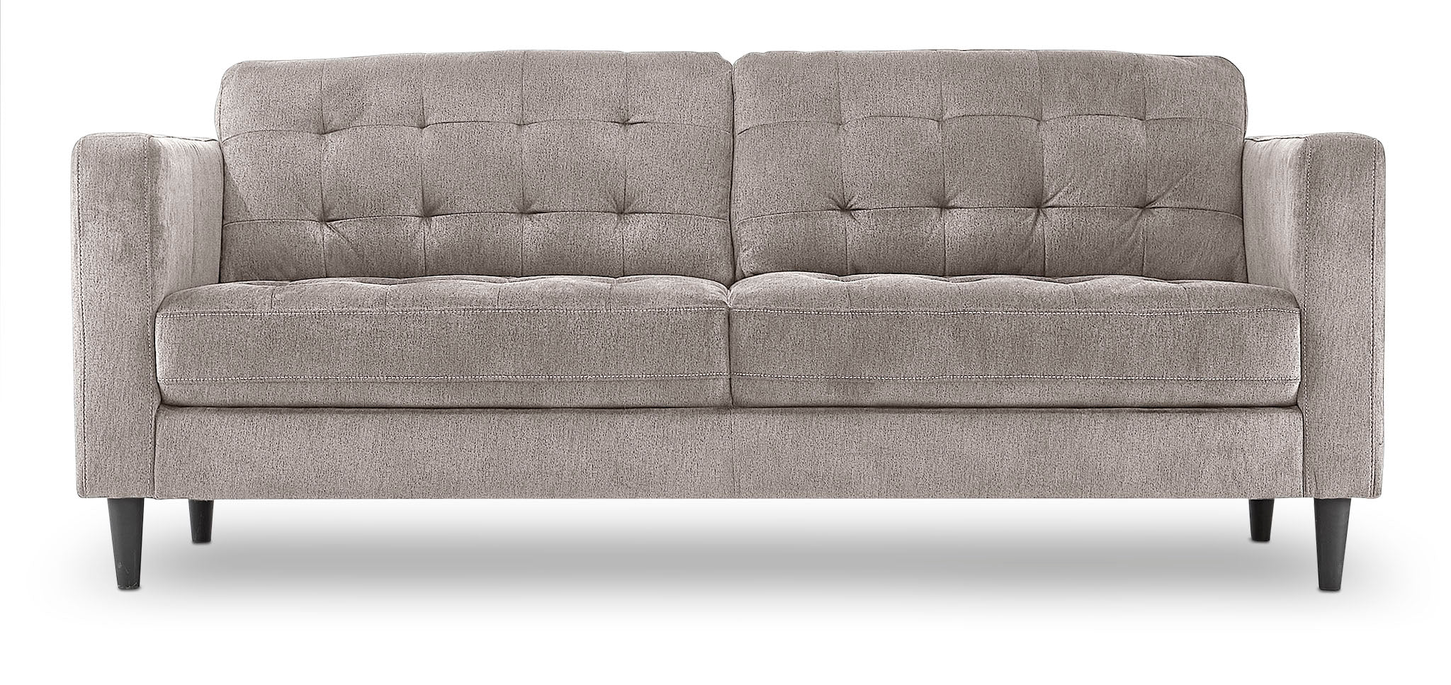 Anthena Sofa and Loveseat Set - Light Grey - Image 2