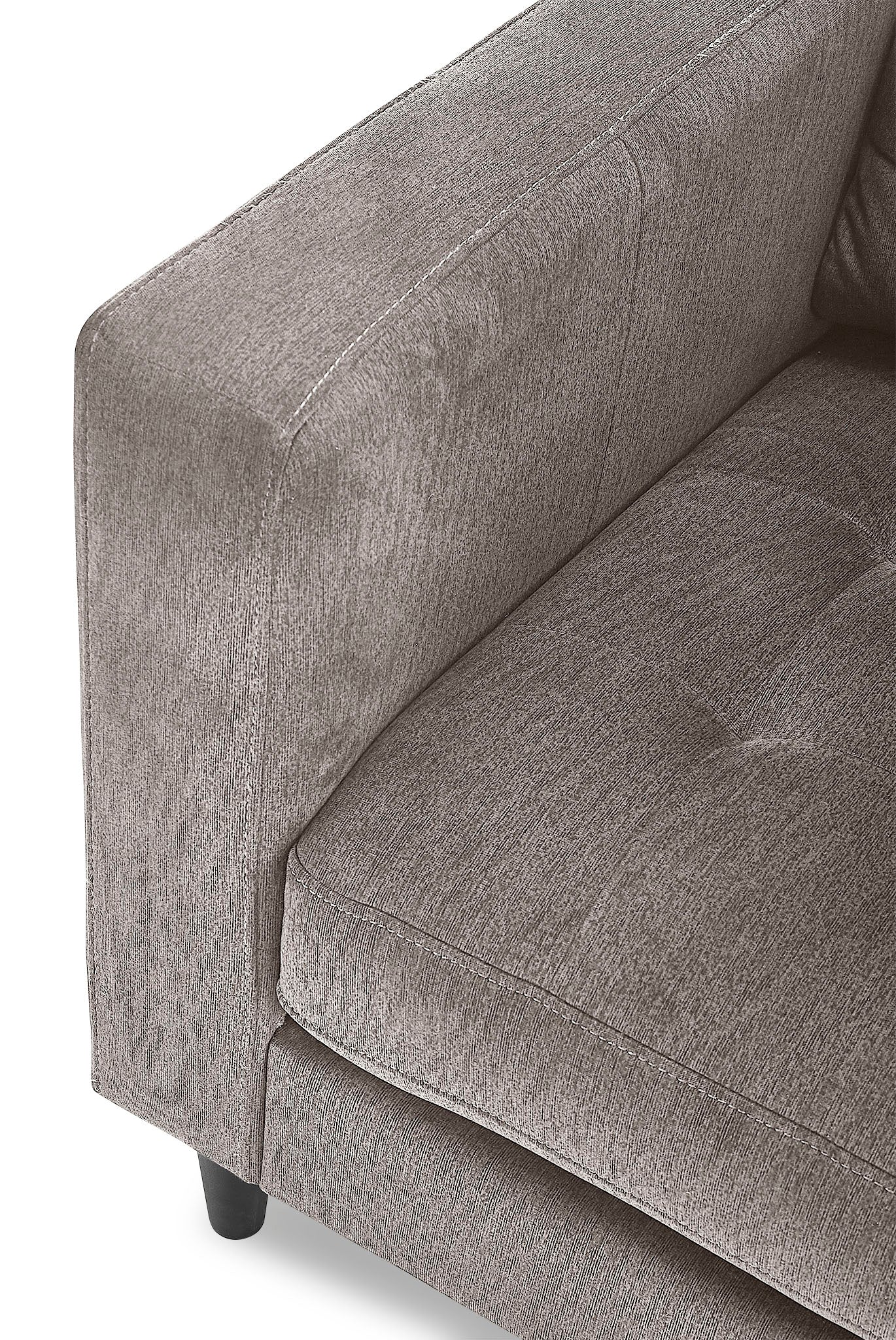 Anthena Sofa and Loveseat Set - Light Grey - Image 4