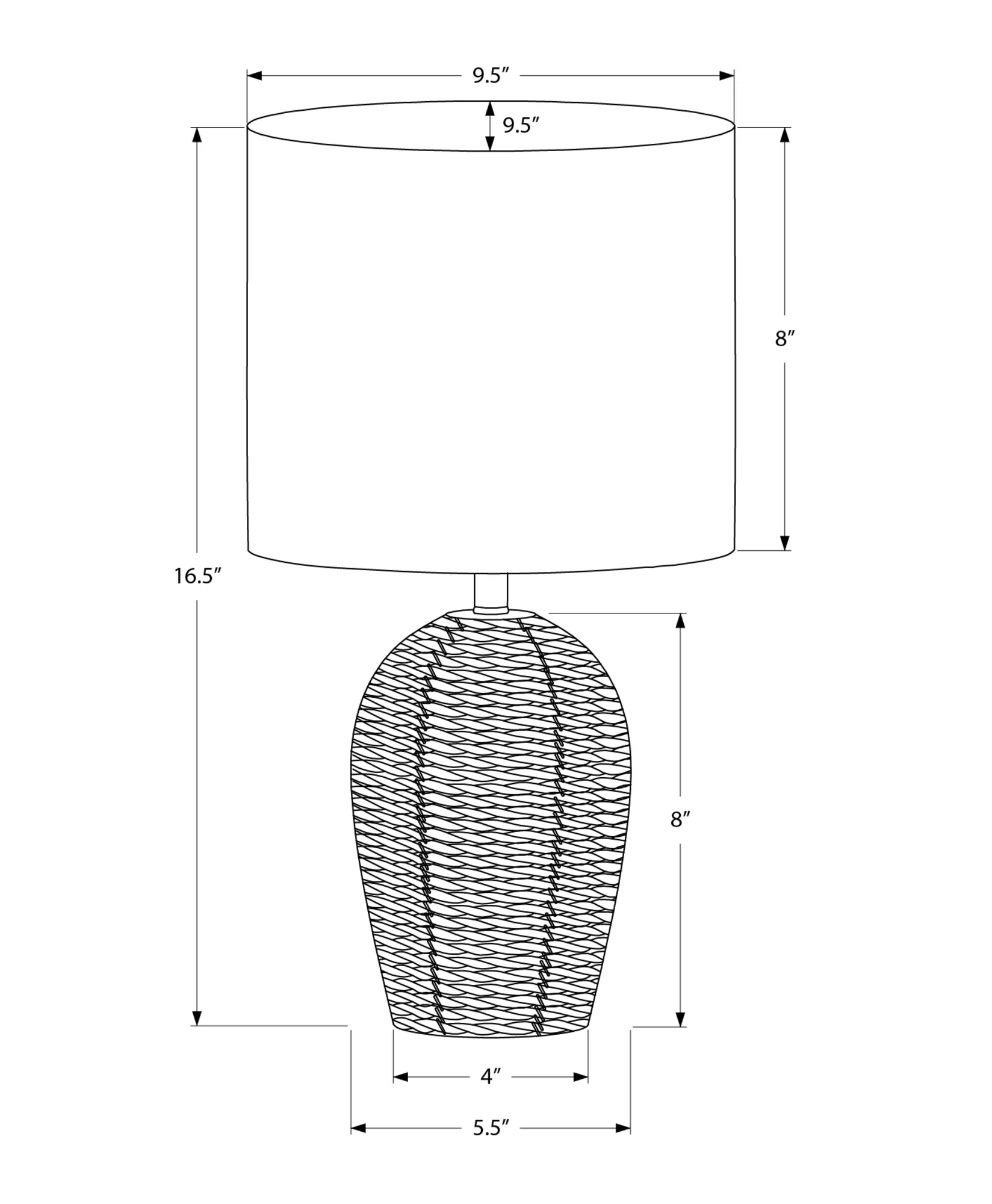 Arven Table Lamp - Black - Image 3
