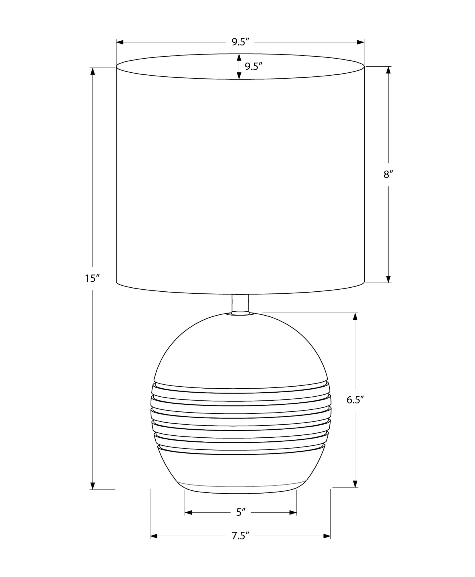 Arvid Table Lamp - Brown - Image 3