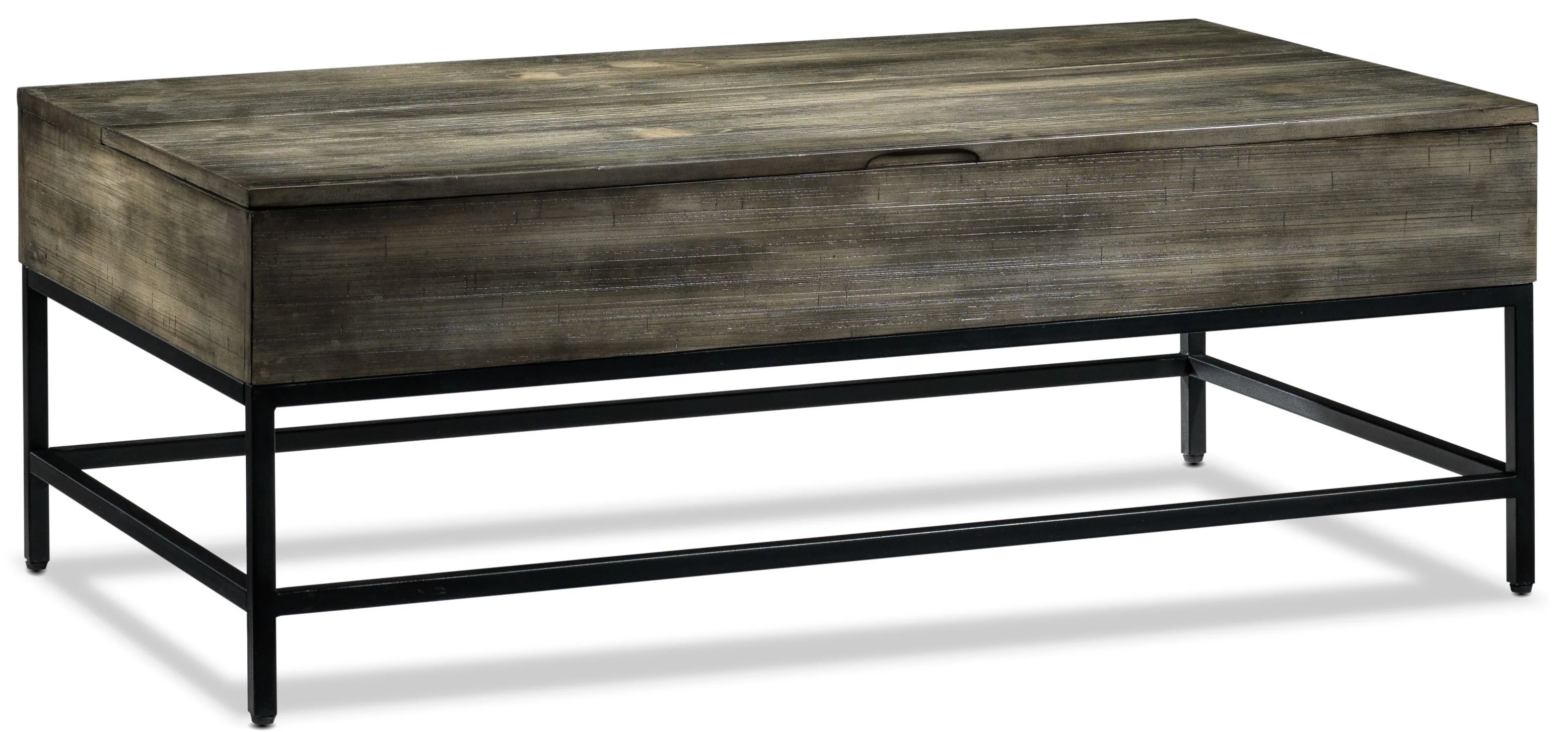 Asher Lift-Top Coffee Table and Two End Table Set - Grey - Image 2