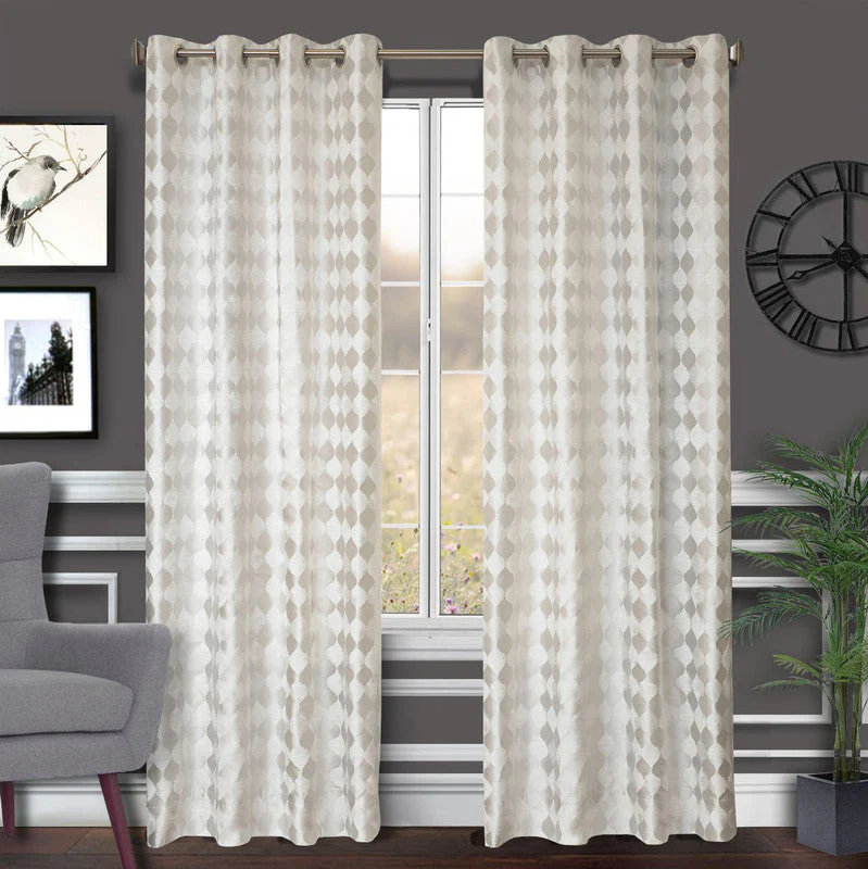 Asheville Drapery Panel (108 x 54) - White