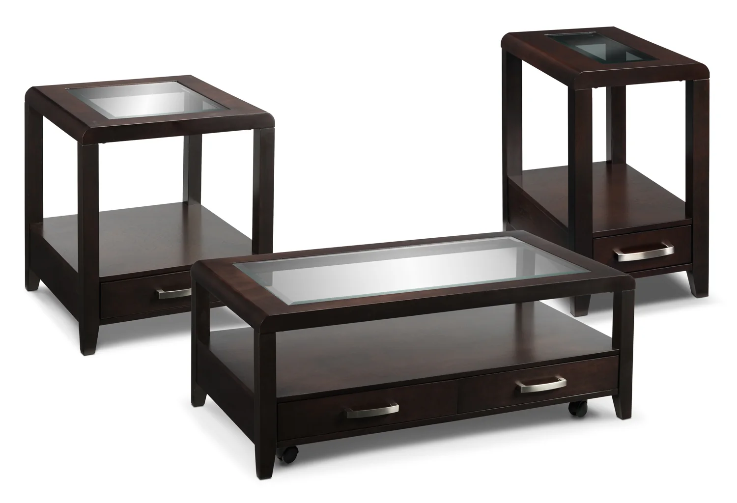 Avery 3-Piece Table Set - Espresso