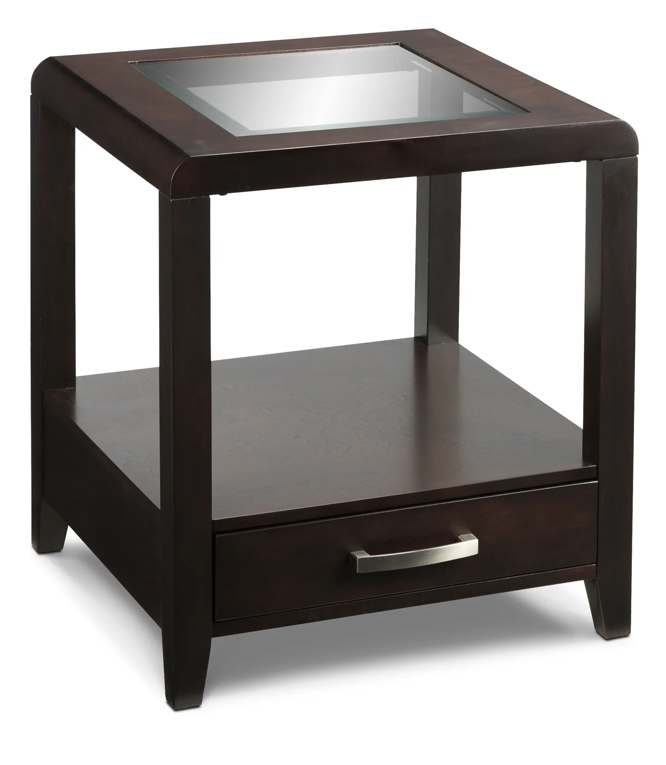 Avery End Table - Espresso