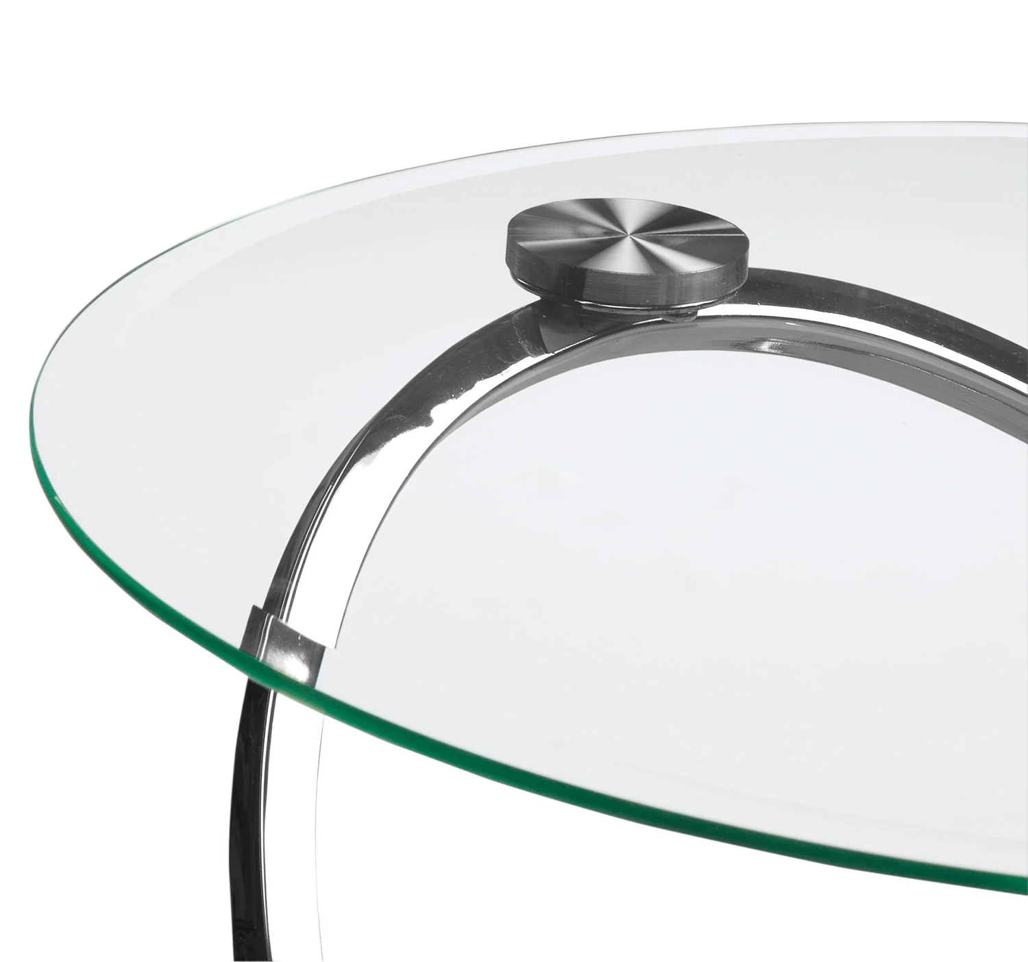 Axis Coffee Table and Two End Tables - Chrome - Image 4