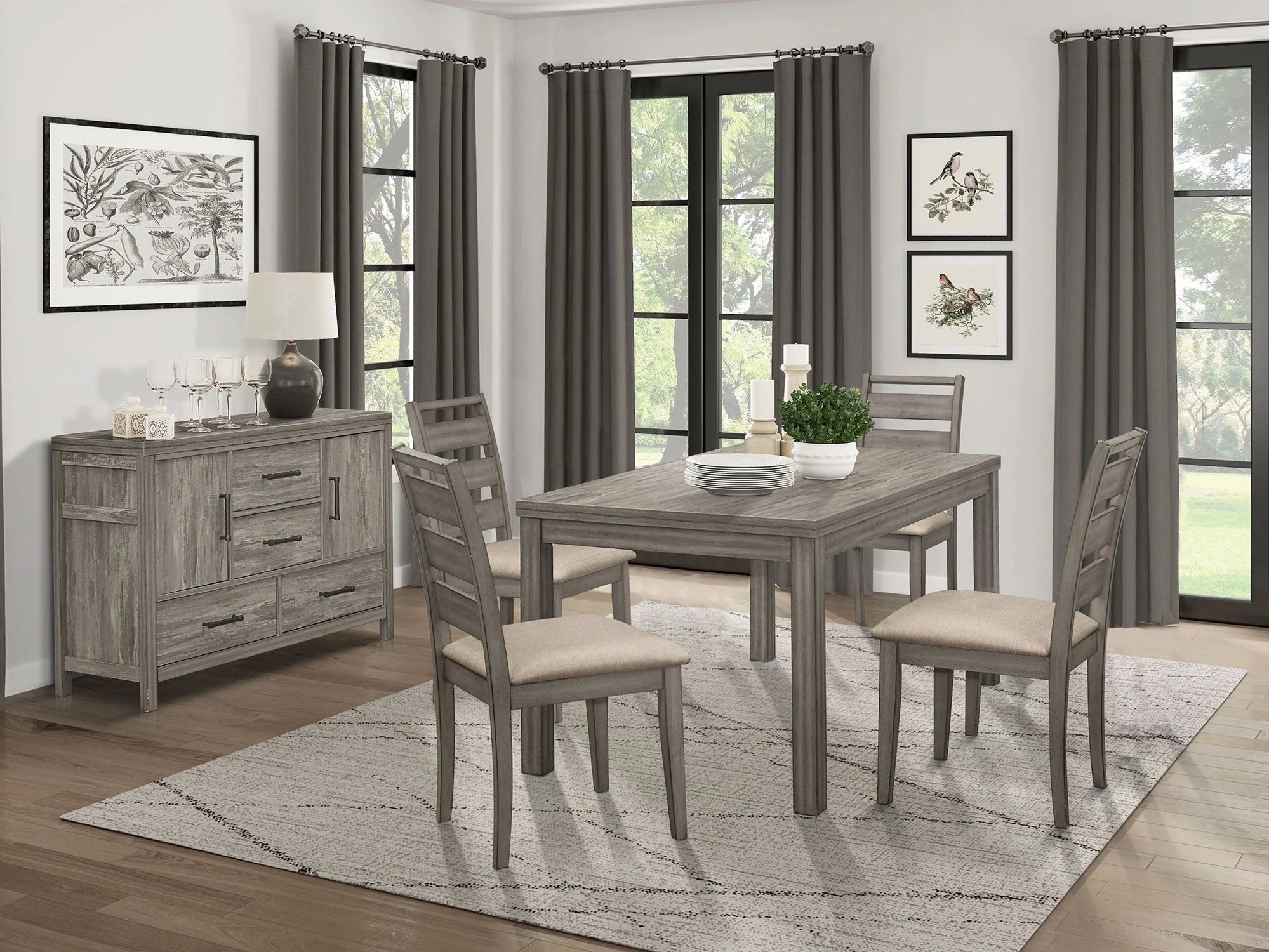 Bainbridge Server - Weathered Grey - Image 2