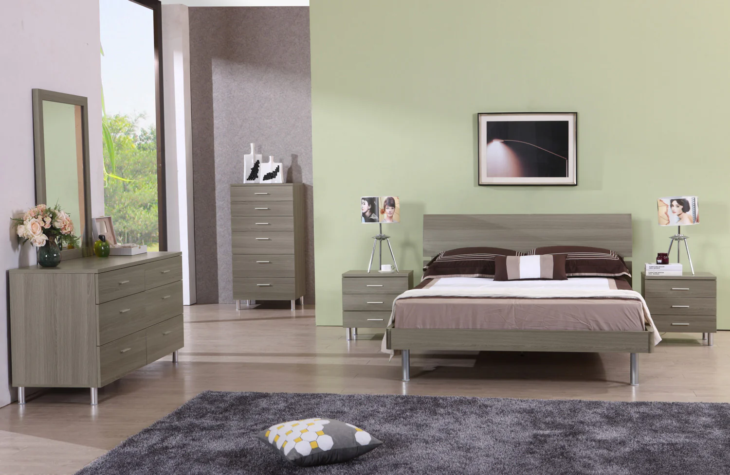Bellmar Night Table - Grey - Image 2