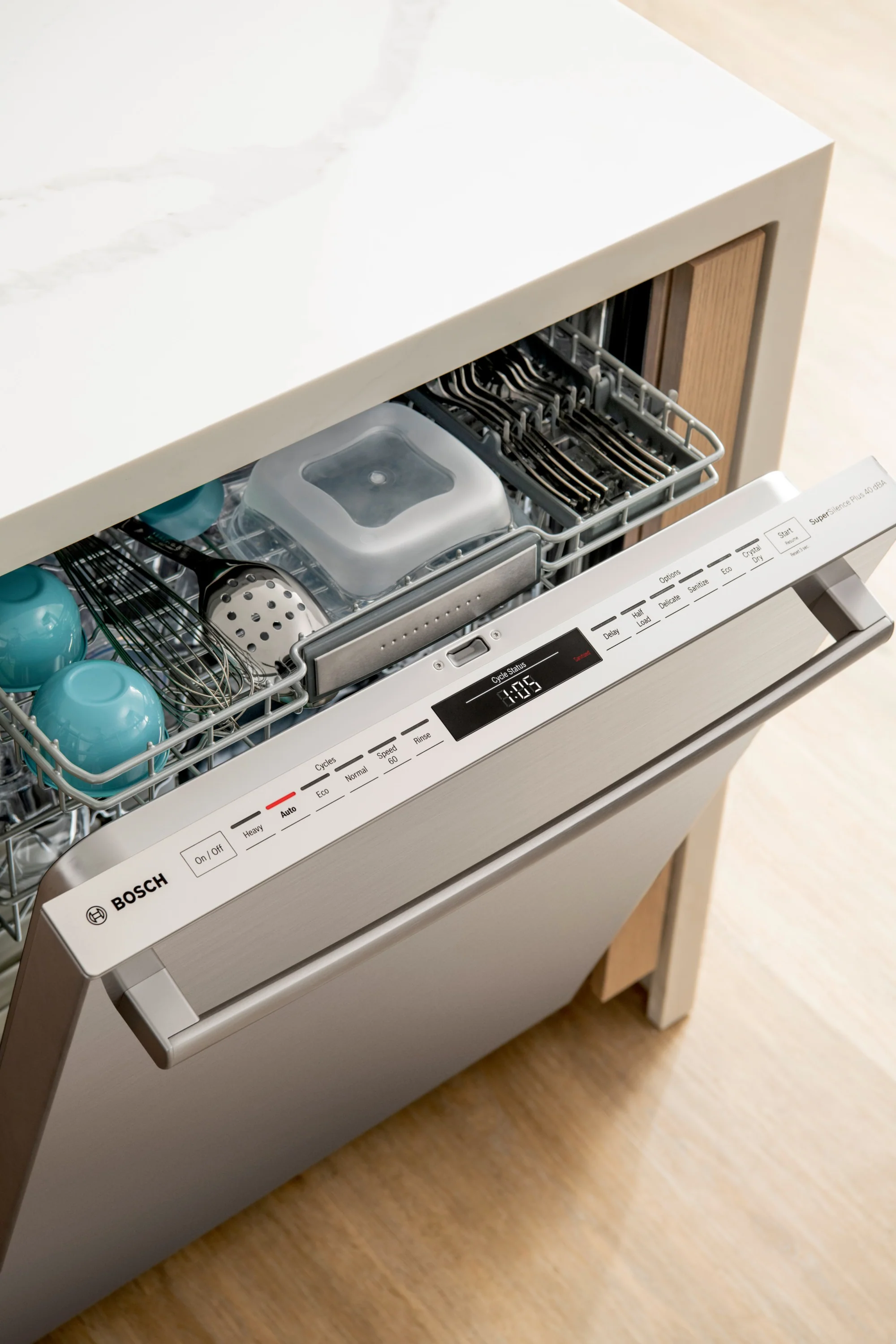 Bosch 800 Series 24" Stainless Steel Dishwasher - shxm88z75n - Image 3