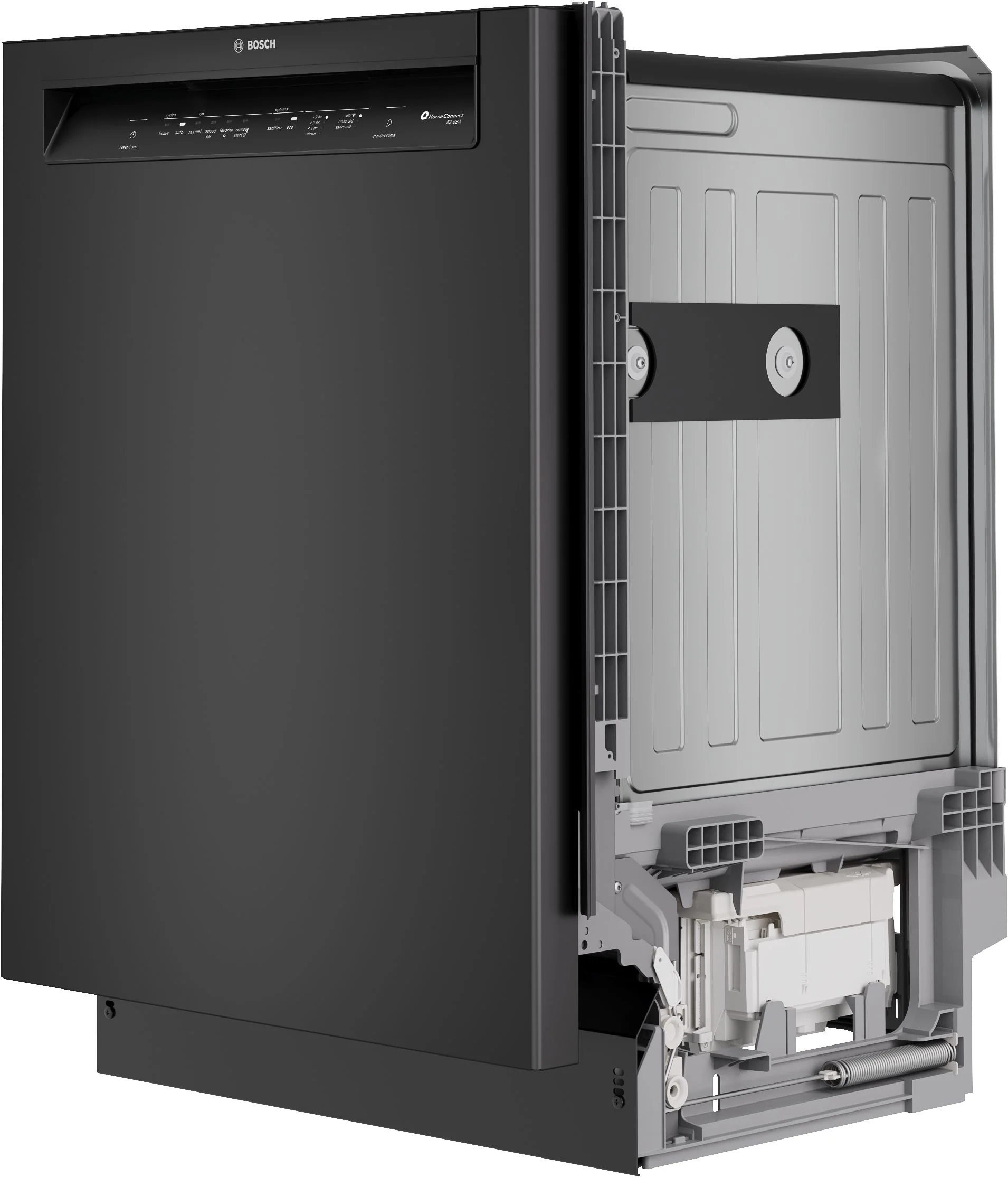 Bosch Black 100 Series 24" Dishwasher with Recessed Handle - SHE2ADF6N - Image 6