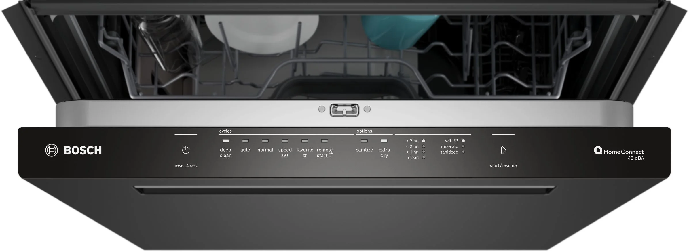 Bosch Black 300 Series 24" Dishwasher with Pocket Handle - SHP53EM6N - Image 2