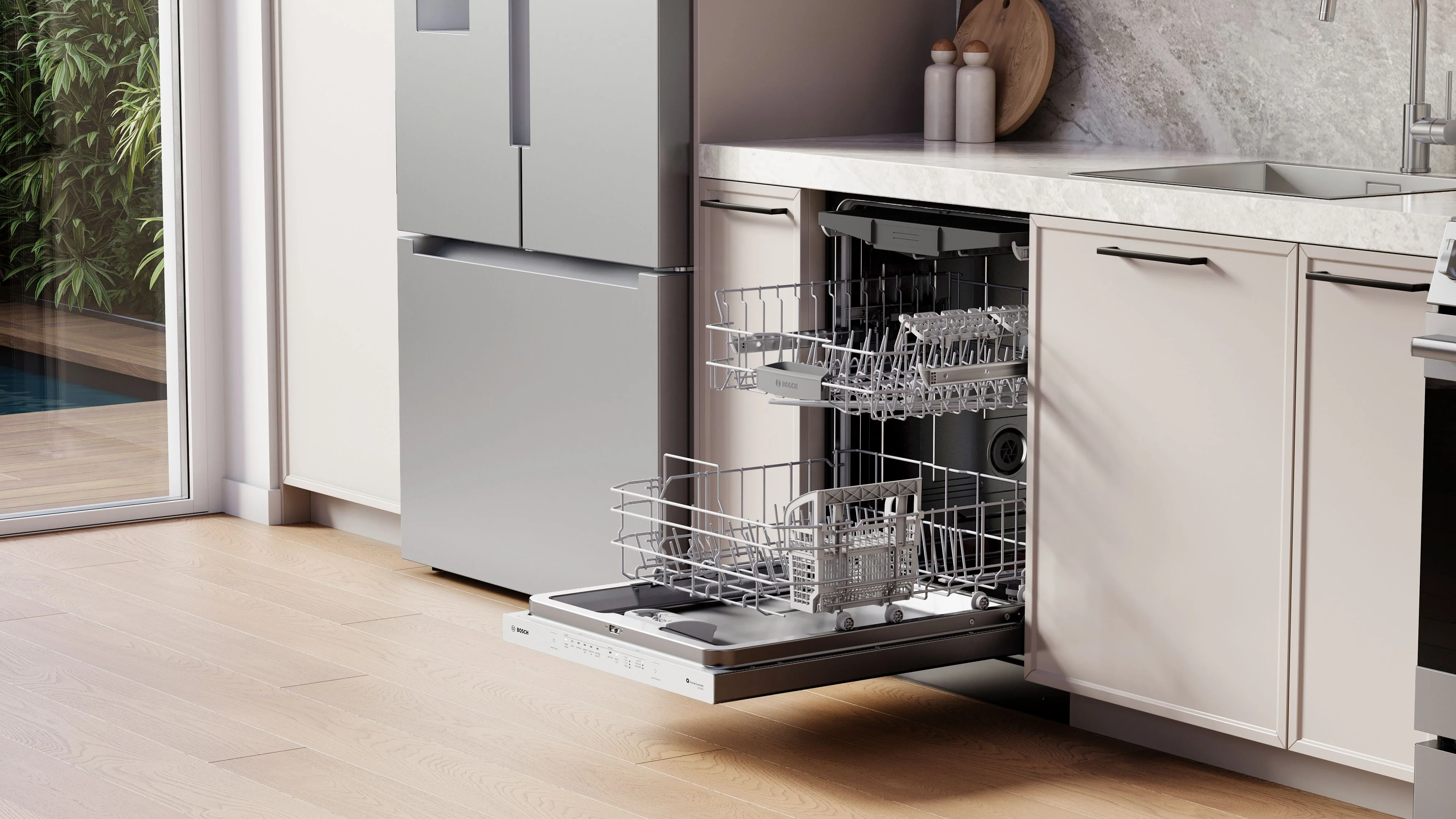 Bosch Stainless Steel 300 Series 24" Dishwasher with Pocket Handle - SHP53EM5N - Image 7