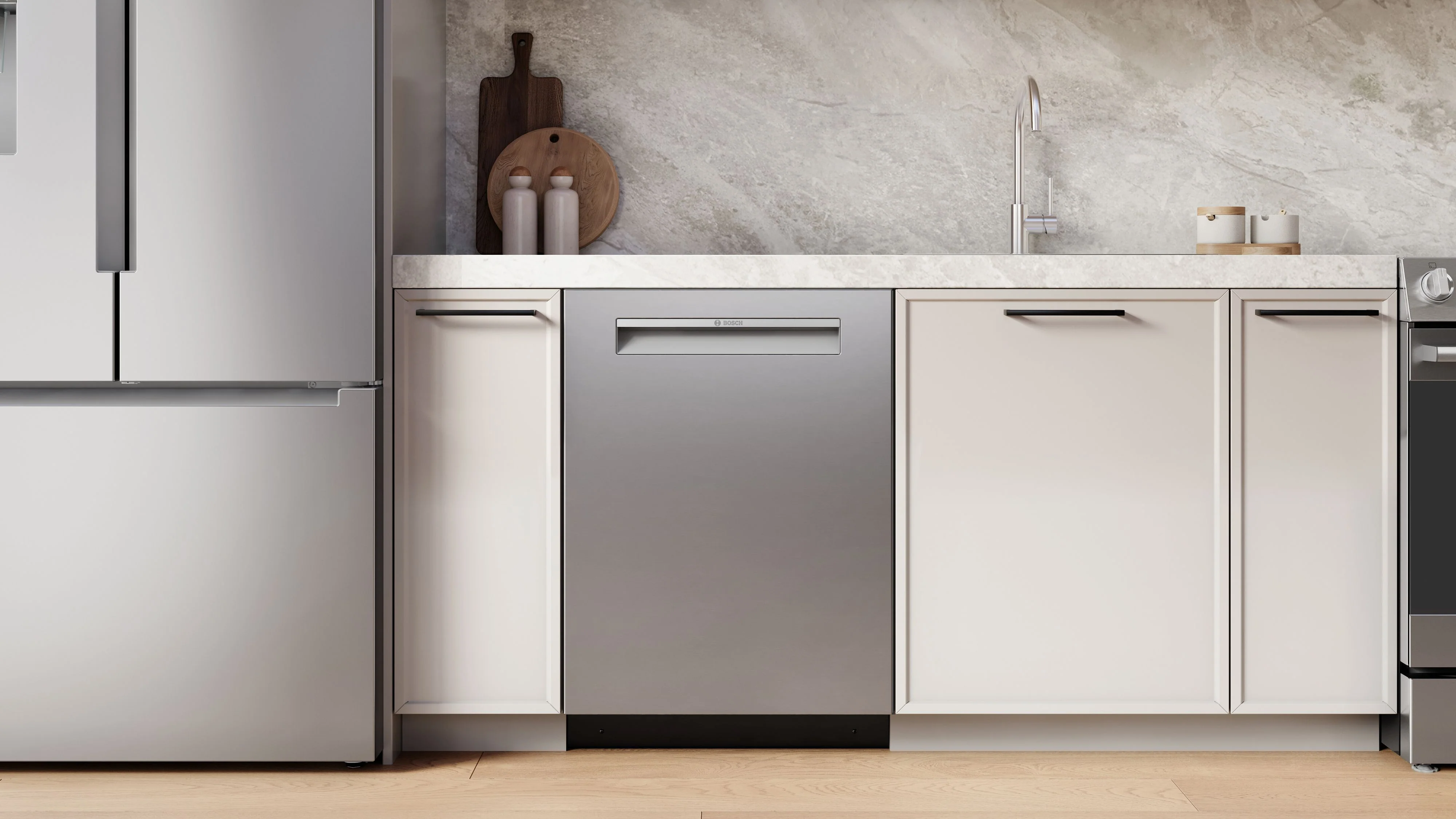 Bosch Stainless Steel 300 Series 24" Dishwasher with Pocket Handle - SHP53EM5N - Image 9