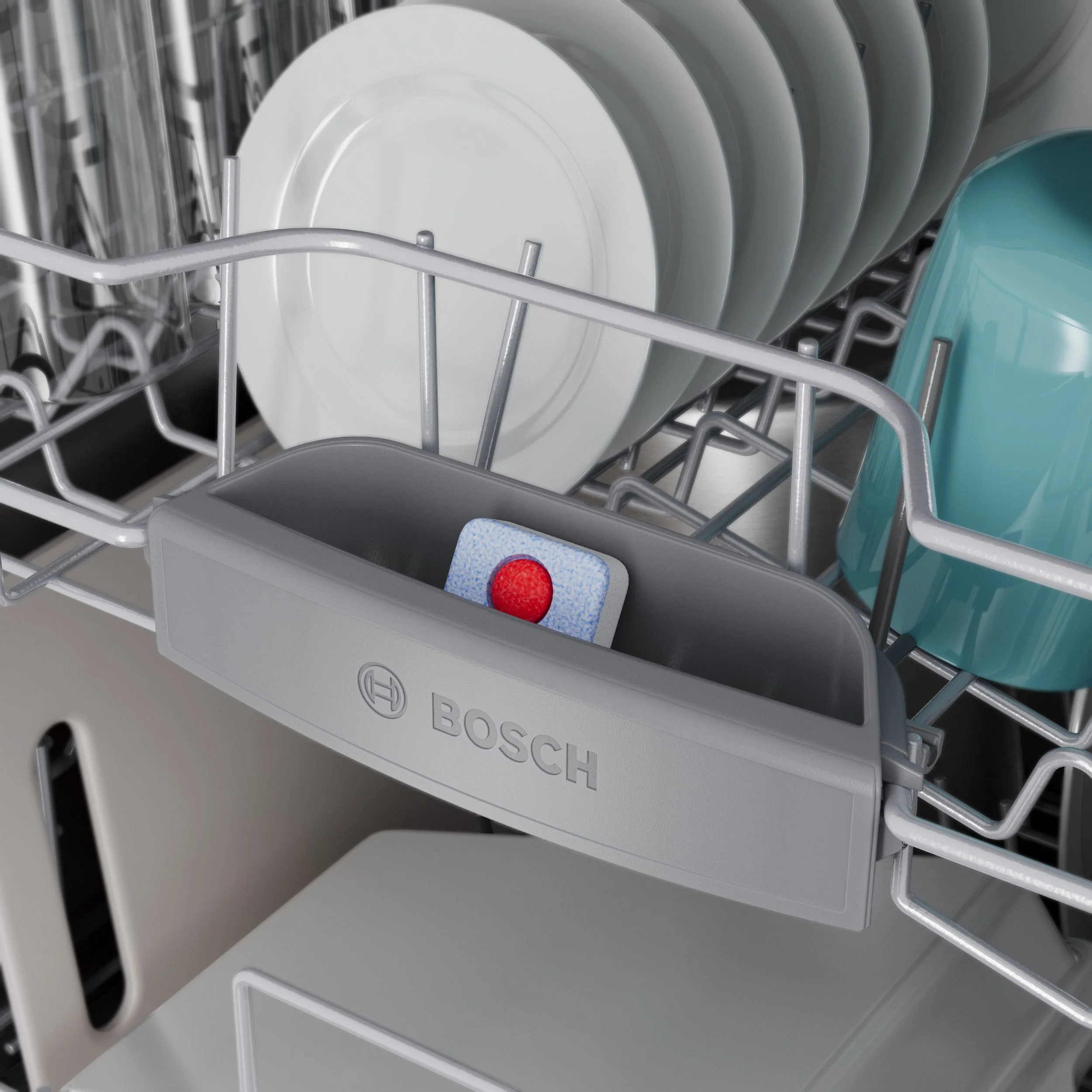 Bosch Stainless Steel 300 Series 24" Dishwasher with Recessed Handle - SHE3ADF5N - Image 4