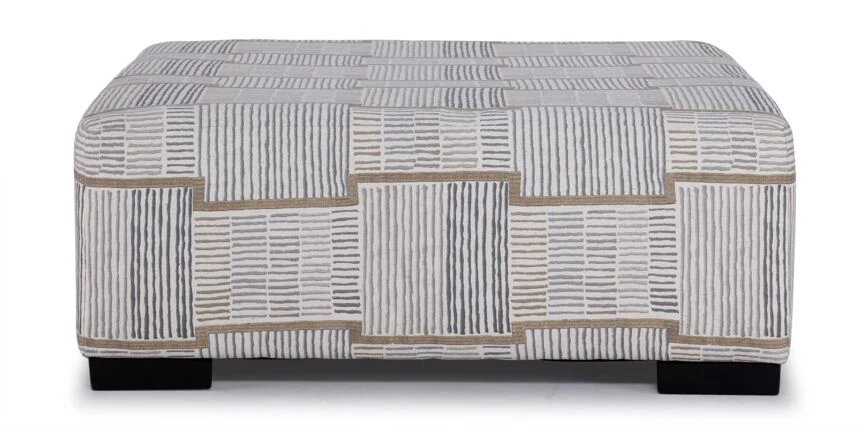 Brahm Cocktail Ottoman - Epsilon Flax - Image 2
