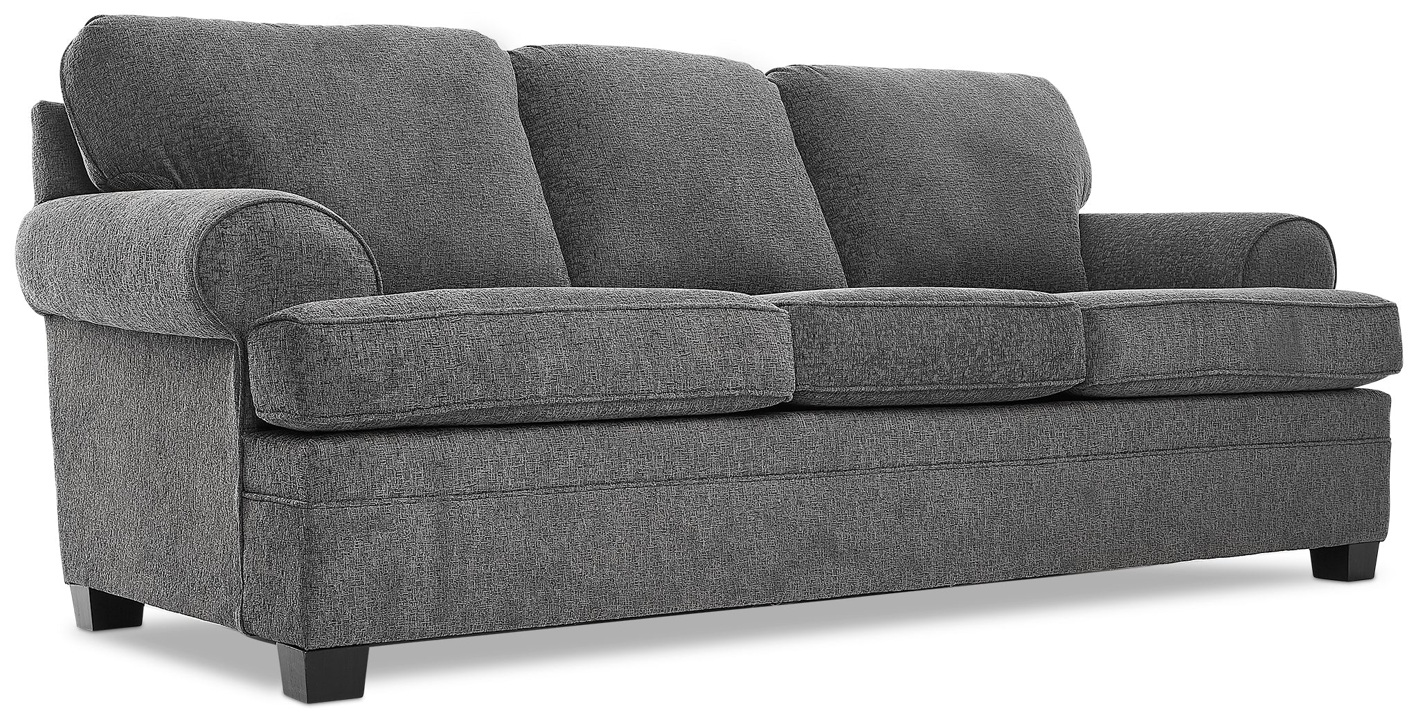 Calliope Sofa and Loveseat Set - Smoke - Image 3