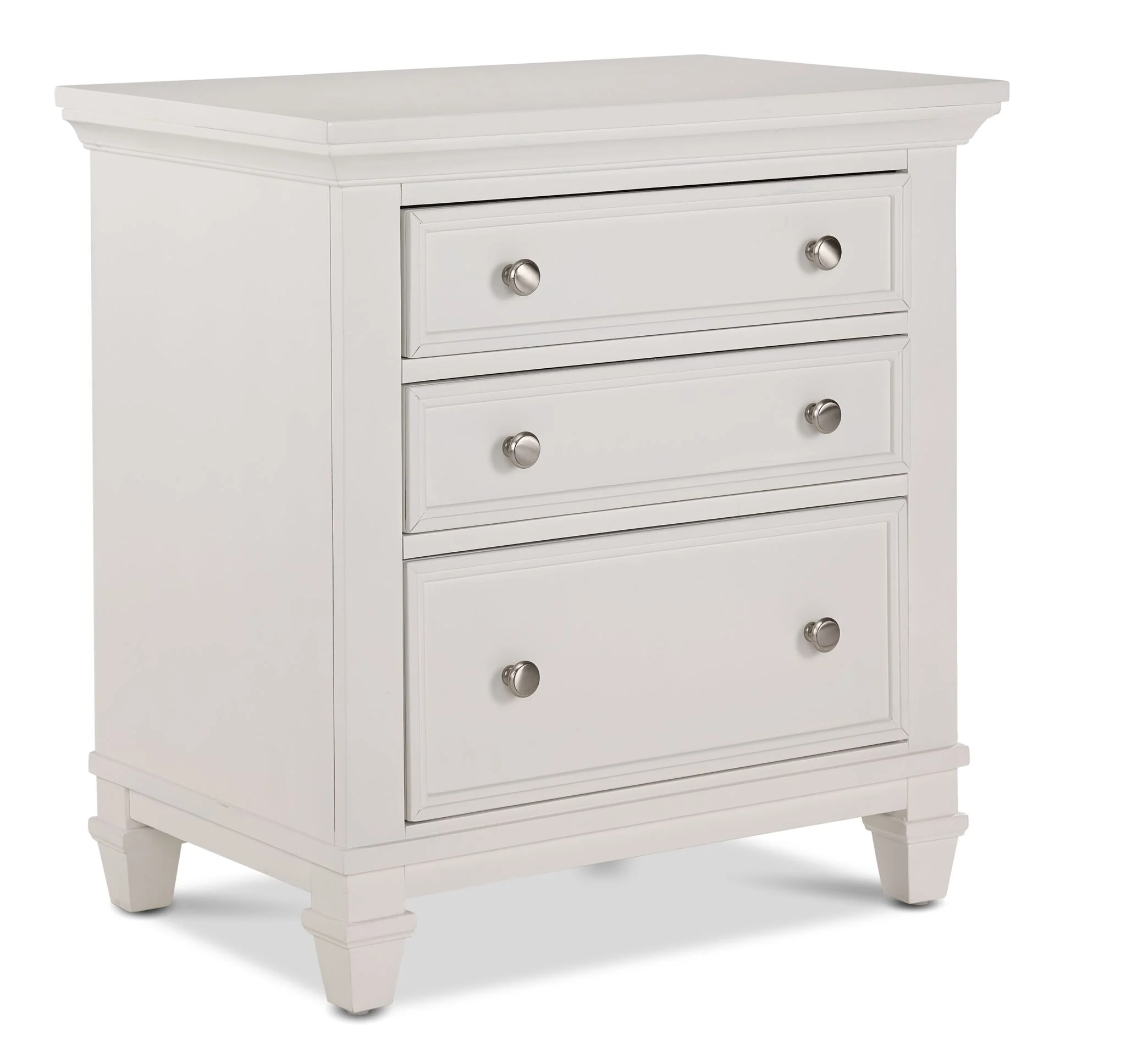 Charleston 6 - Piece King Storage Bedroom Package - Dove White - Image 4