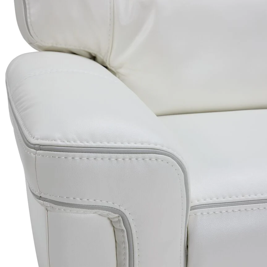 Cosmic Dual Power Recliner - White - Image 4