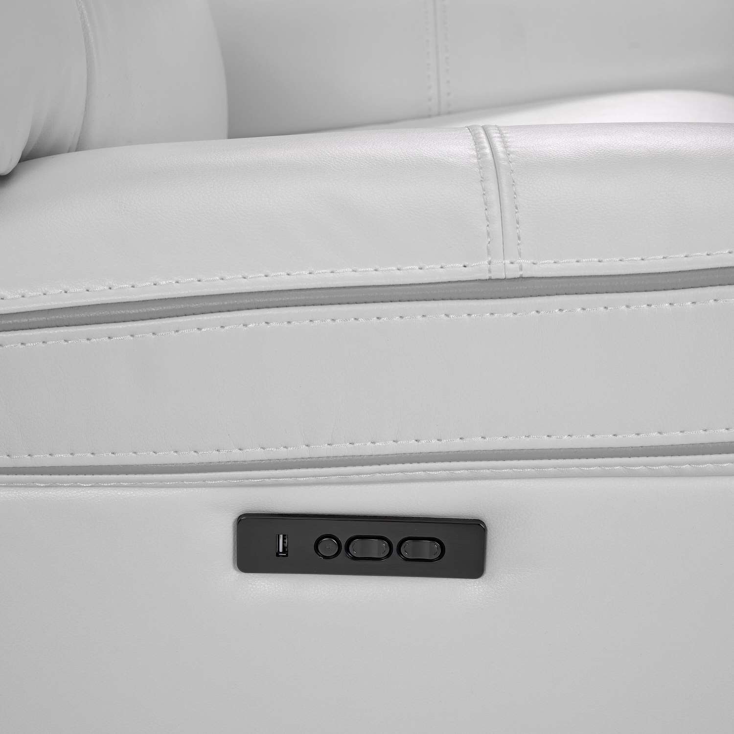 Cosmic Dual Power Recliner - White - Image 5