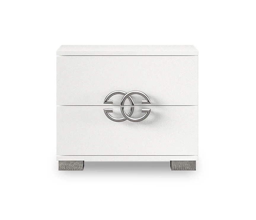 Dafne Night Table - White Lacquer