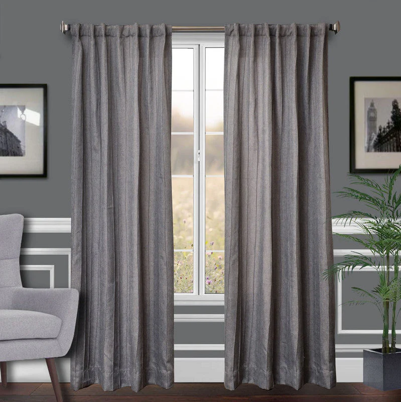Dahab Drapery Panel (96 x 54) - Slate