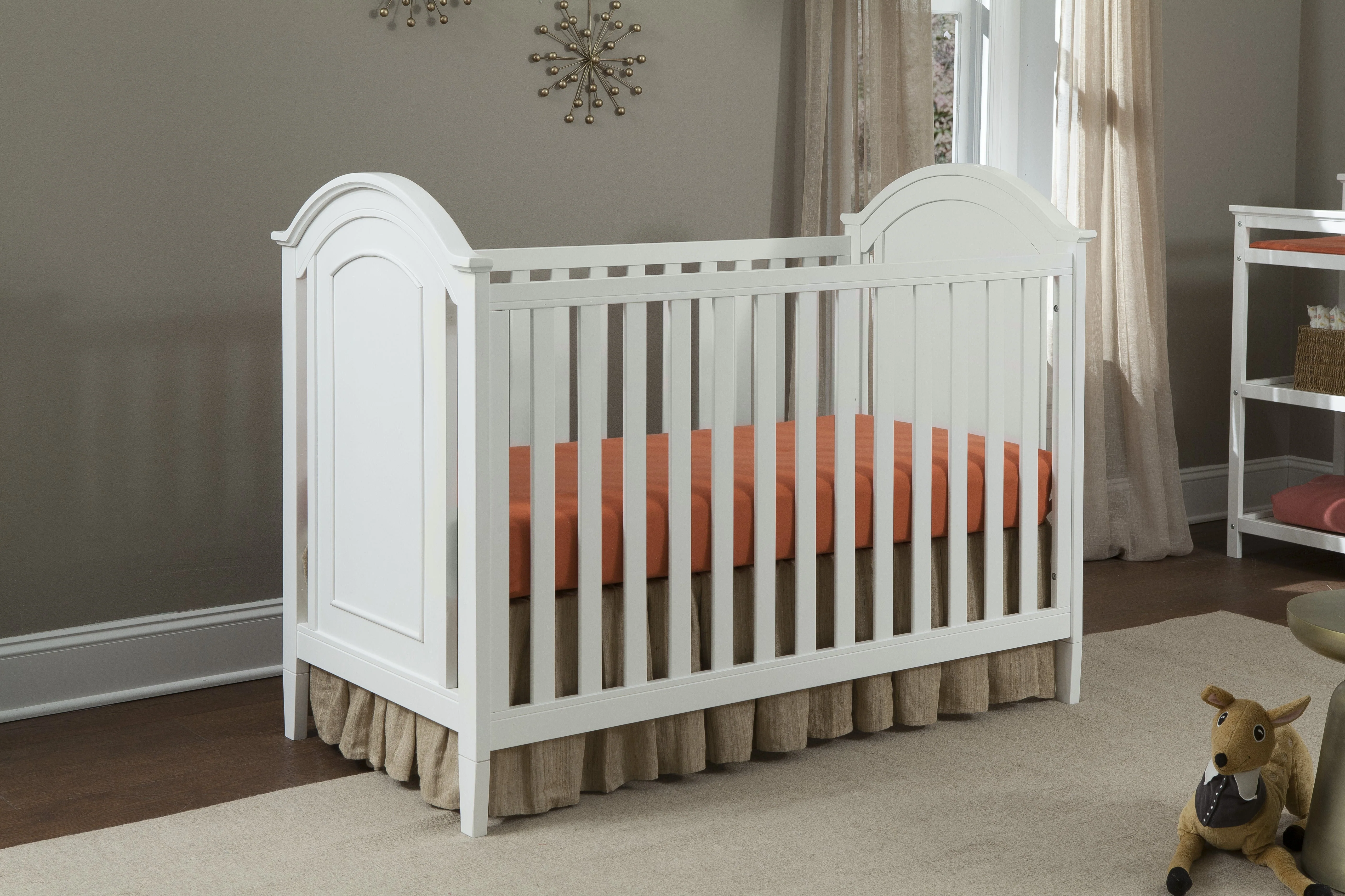 Delia Cottage Crib - White - Image 2