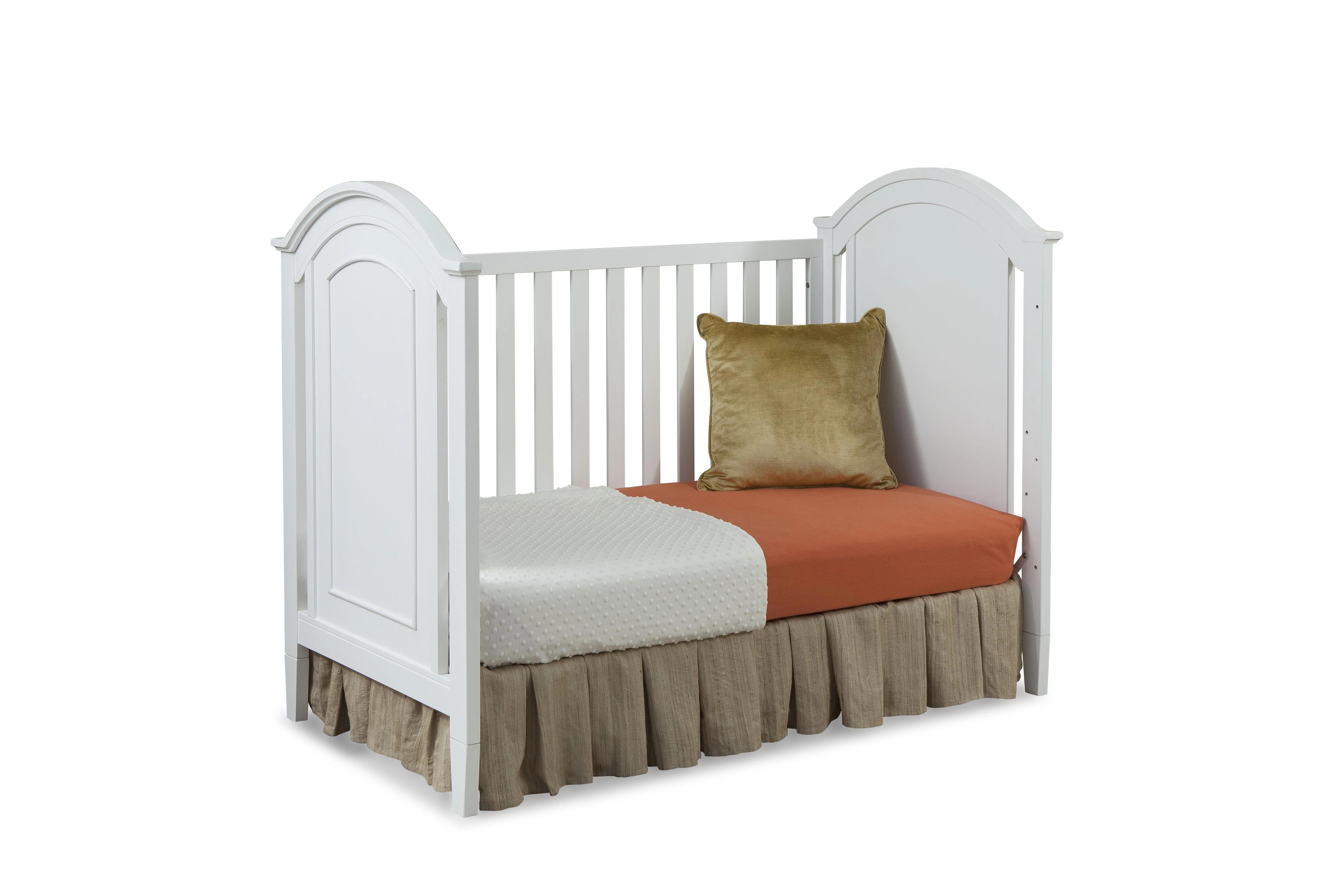 Delia Cottage Crib - White - Image 3