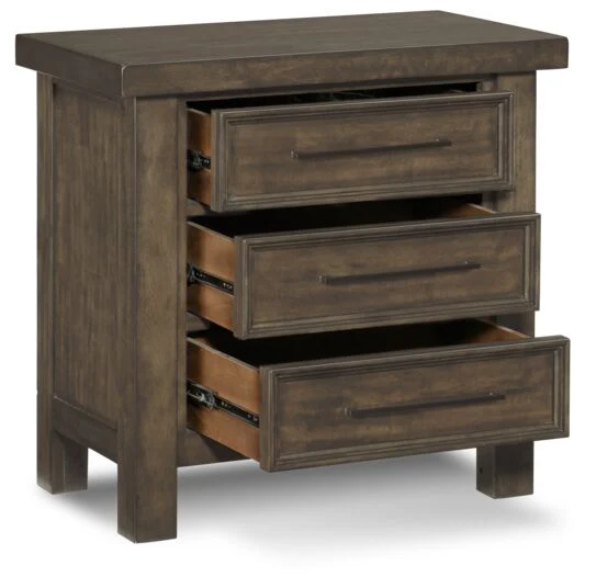 Eden Night Table - Grey - Image 2
