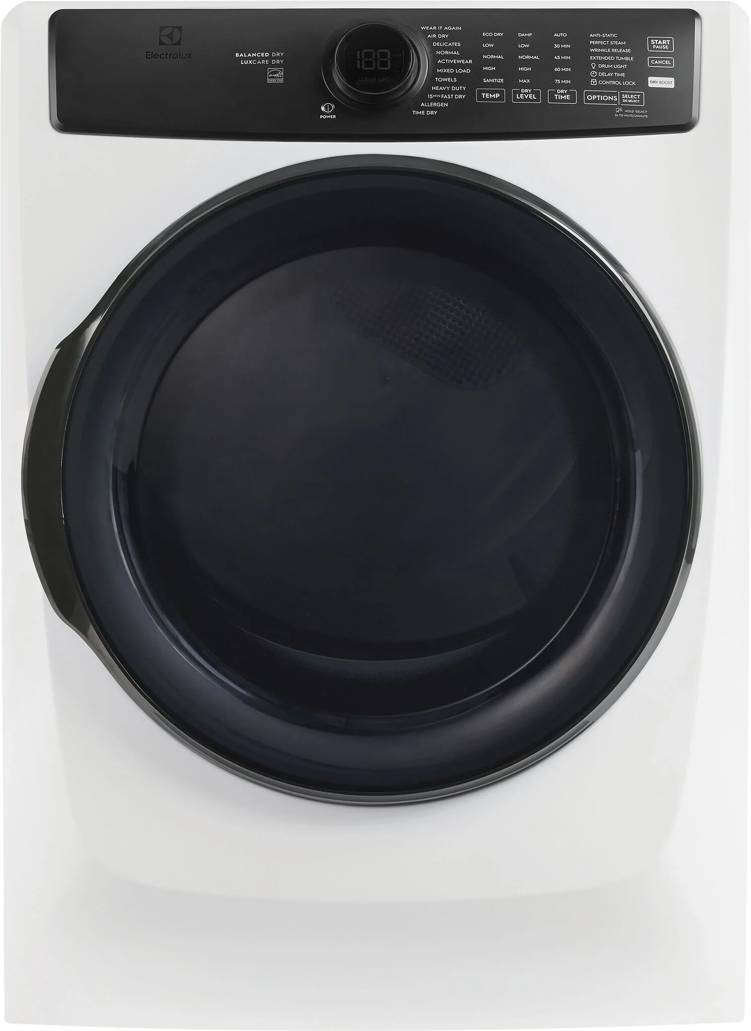 Electrolux Matte White Front Load Perfect Steam™ Electric Dryer with Balanced Dry™ and Instant Refresh (8.0 Cu. Ft.) - ELFE773CMW