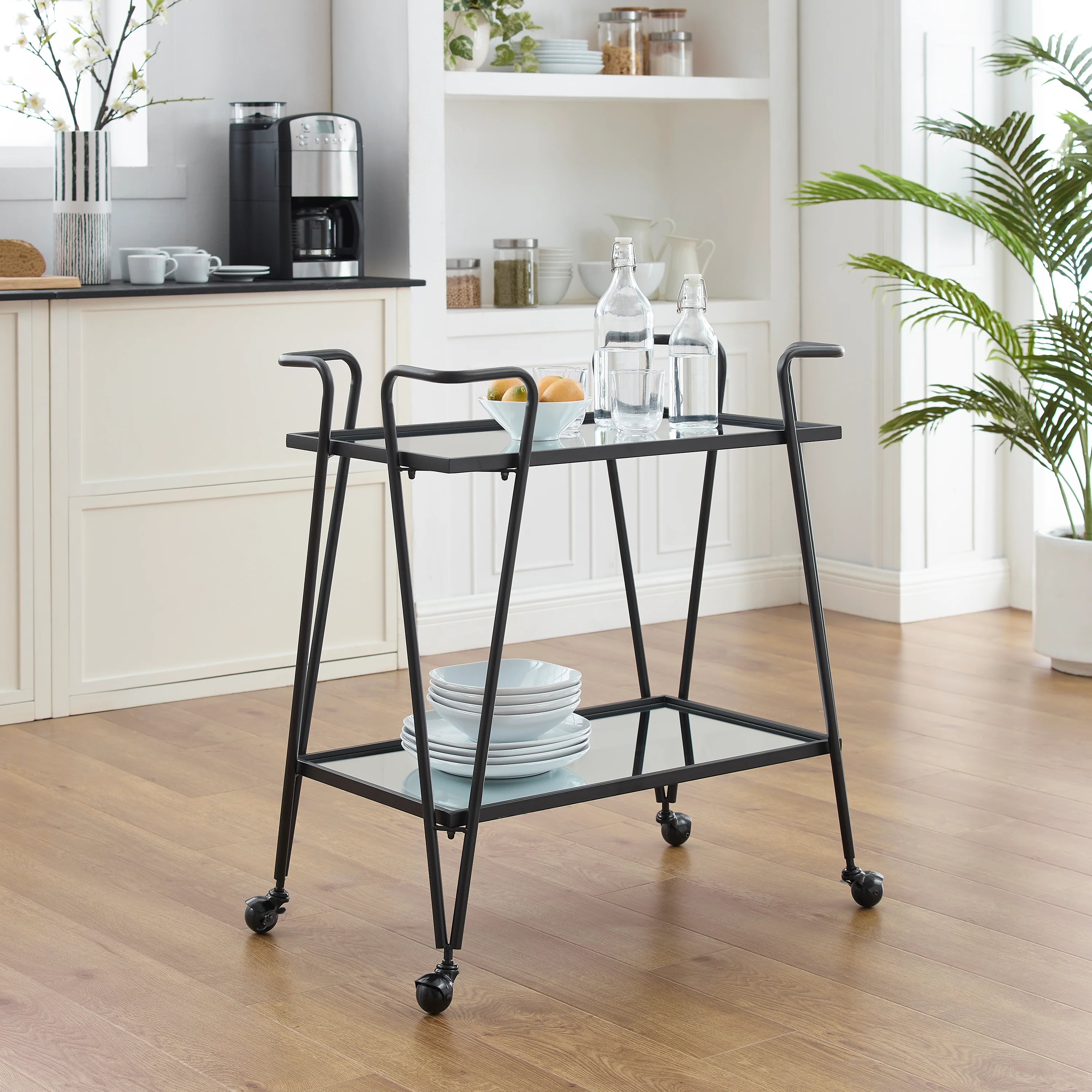 Ellie Bar Cart - Black - Image 2