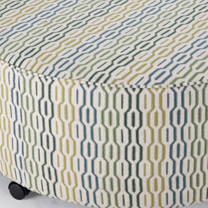 Fairmont Ottoman - Blue - Image 3