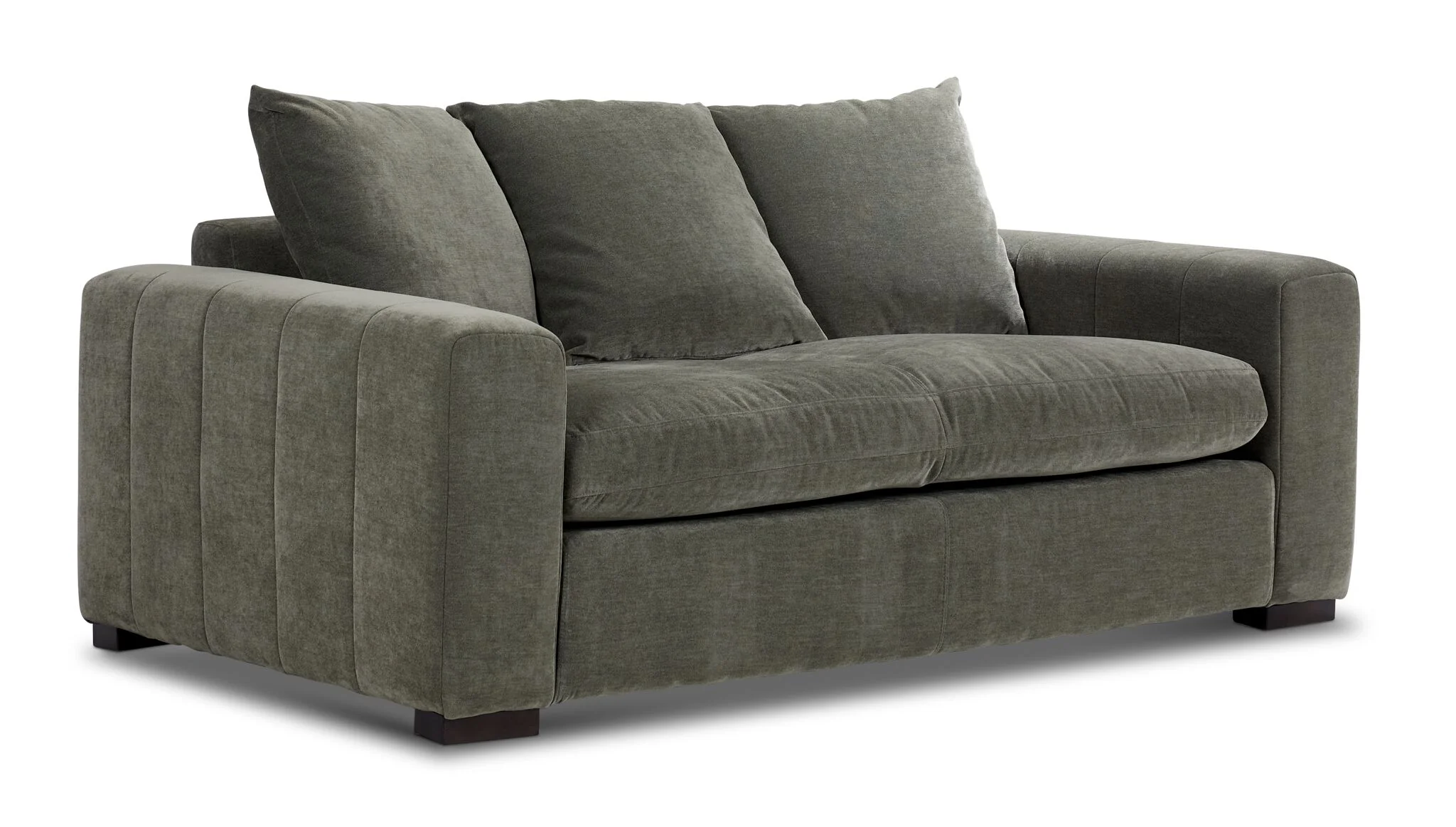 Frazer Sofa and Loveseat Set - Forest Green - Image 3