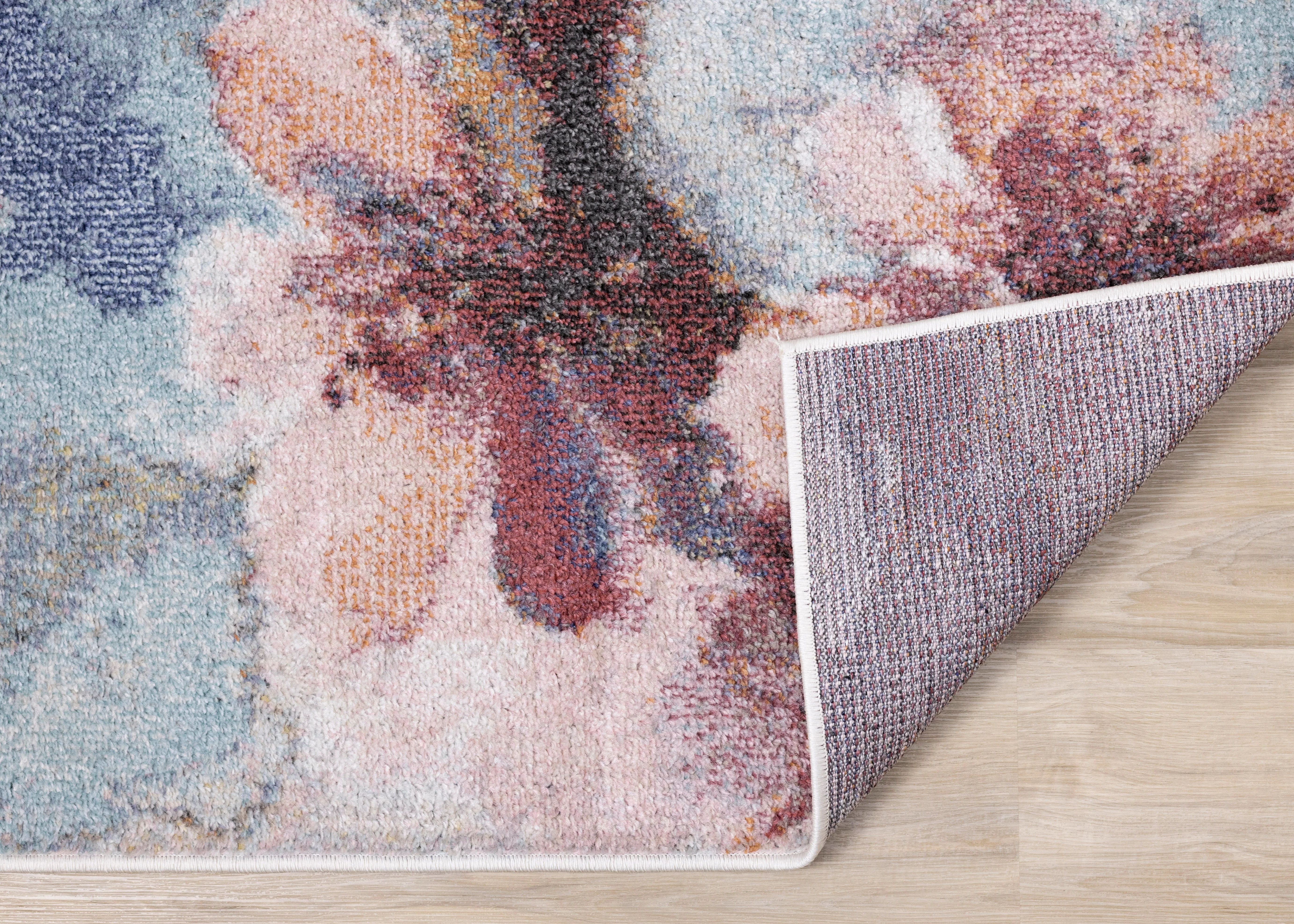 Fresco 6'7" x 9'6" Cherry Blossom Area Rug - Image 6