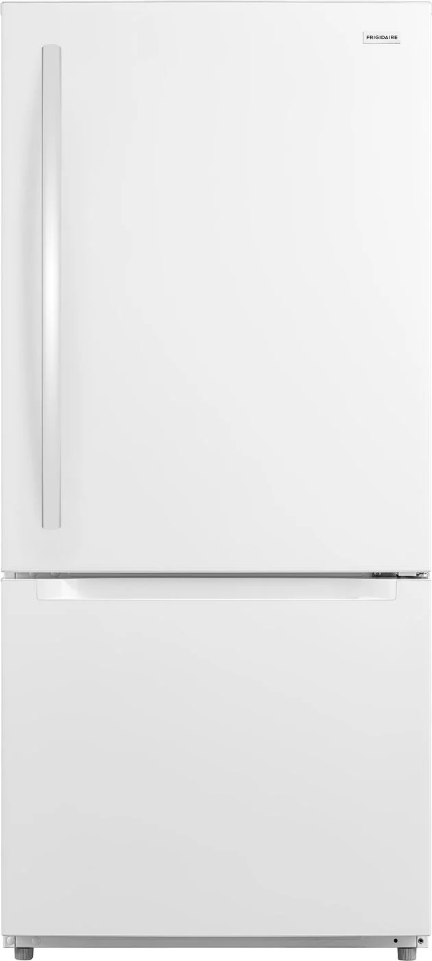 Frigidaire 30" 18.7 Cu. Ft. White Standard-Depth Bottom Freezer Refrigerator - FRBE1925AW