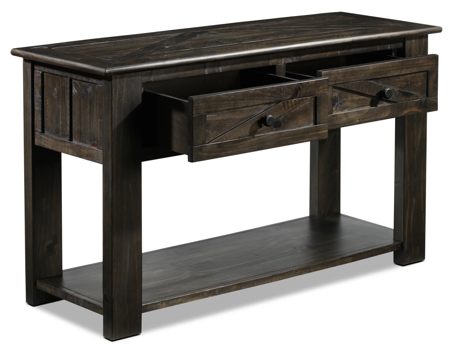 Gable Sofa Table - Weathered Charcoal - Image 3