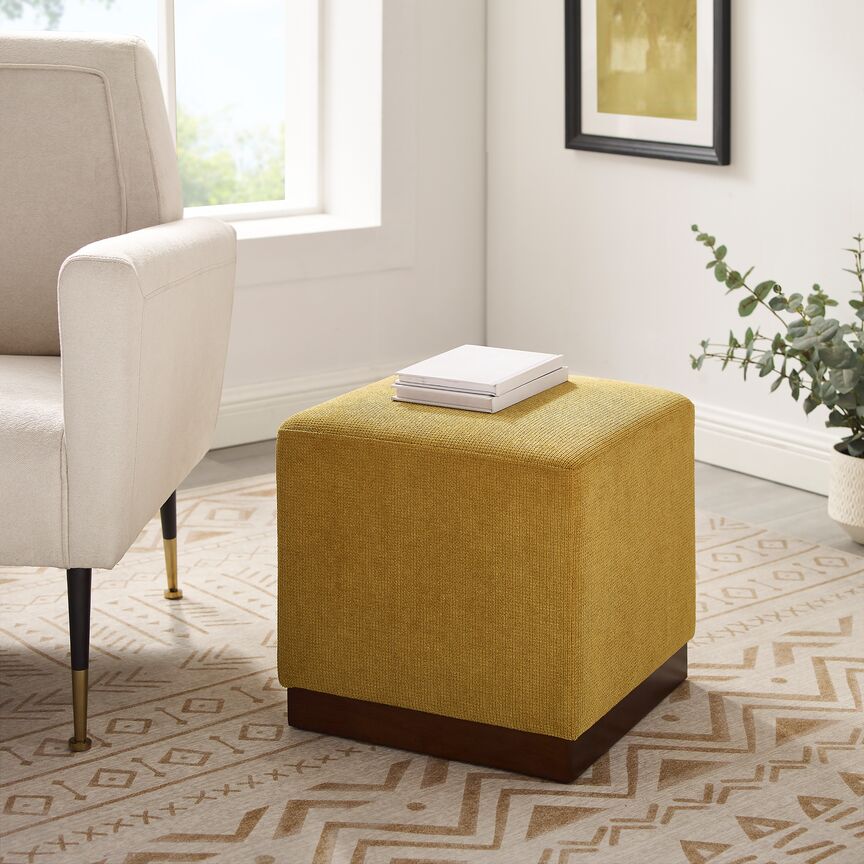 Grace Ottoman - Mustard - Image 3