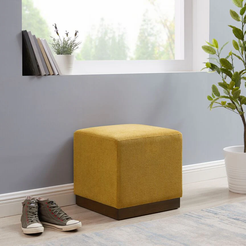 Grace Ottoman - Mustard - Image 4