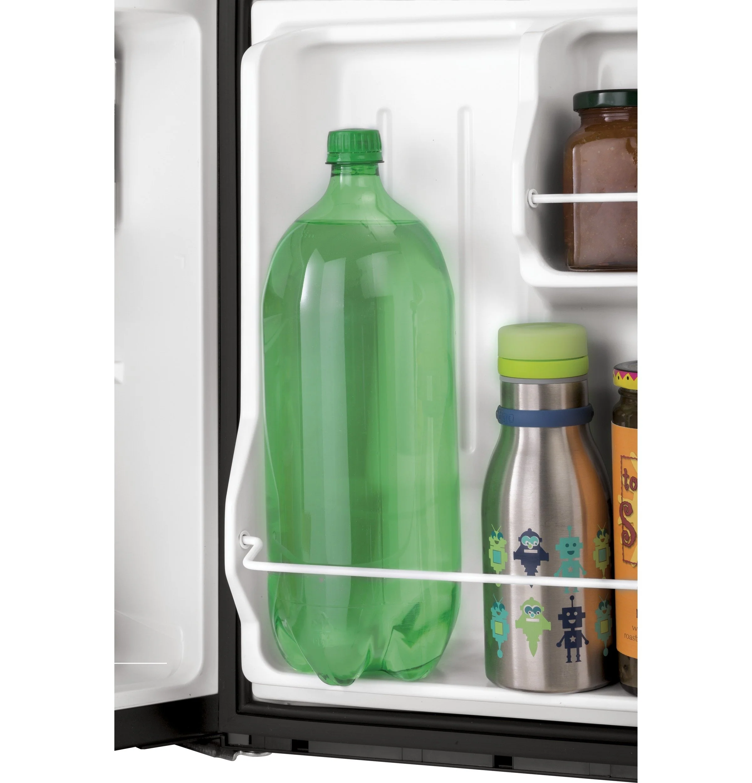 Haier Black Compact Refrigerator (1.7 Cu. Ft.) - HC17SF15RB - Image 4