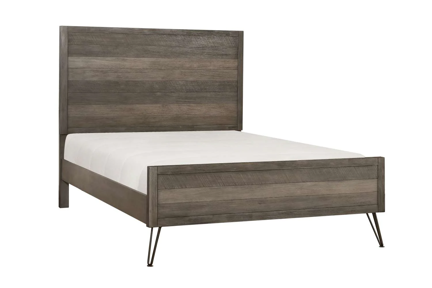 Haley 3-Piece Queen Bed - Grey - Image 3
