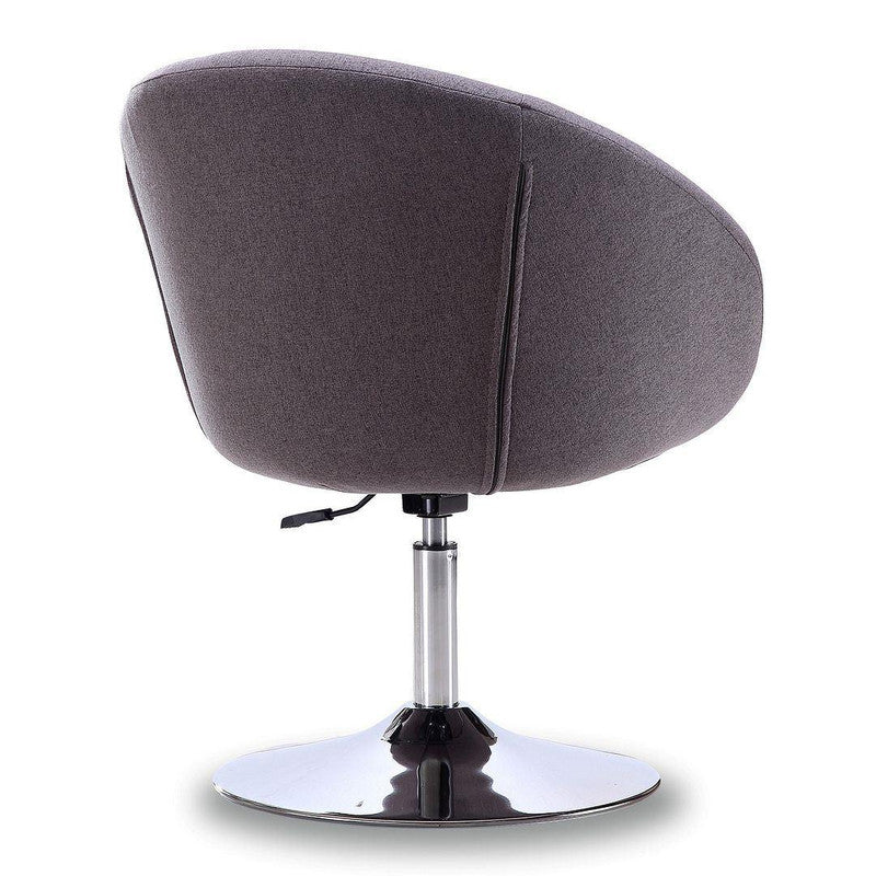 Hita Adjustable Height Swivel Chair - Grey - Image 3