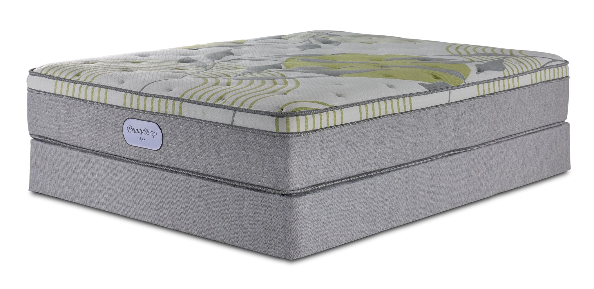 In Full Bloom - BeautySleep Max Drift Euro Top Medium Twin XL Mattress and Boxspring Set