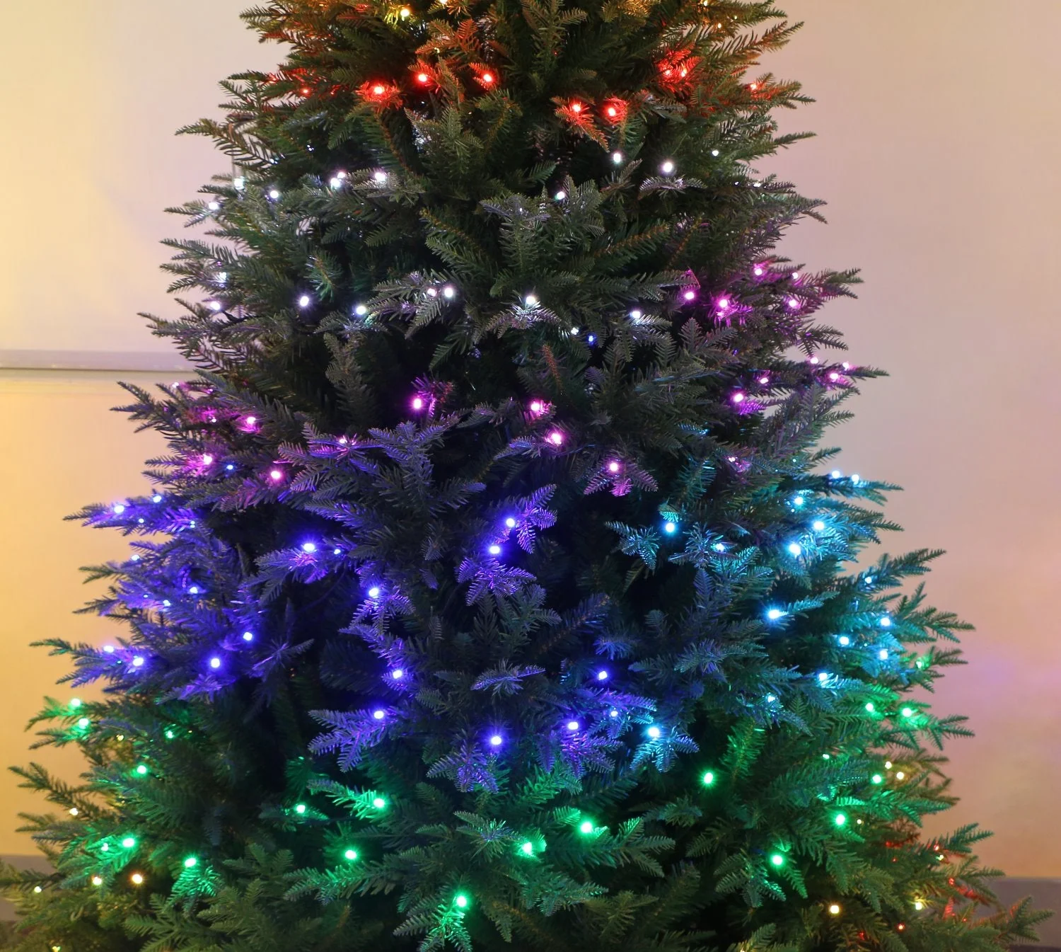 Ivo 8ft Aurora Northern Spruce Pre Lit LED Light Christmas Tree - Multi-coloured - Image 2