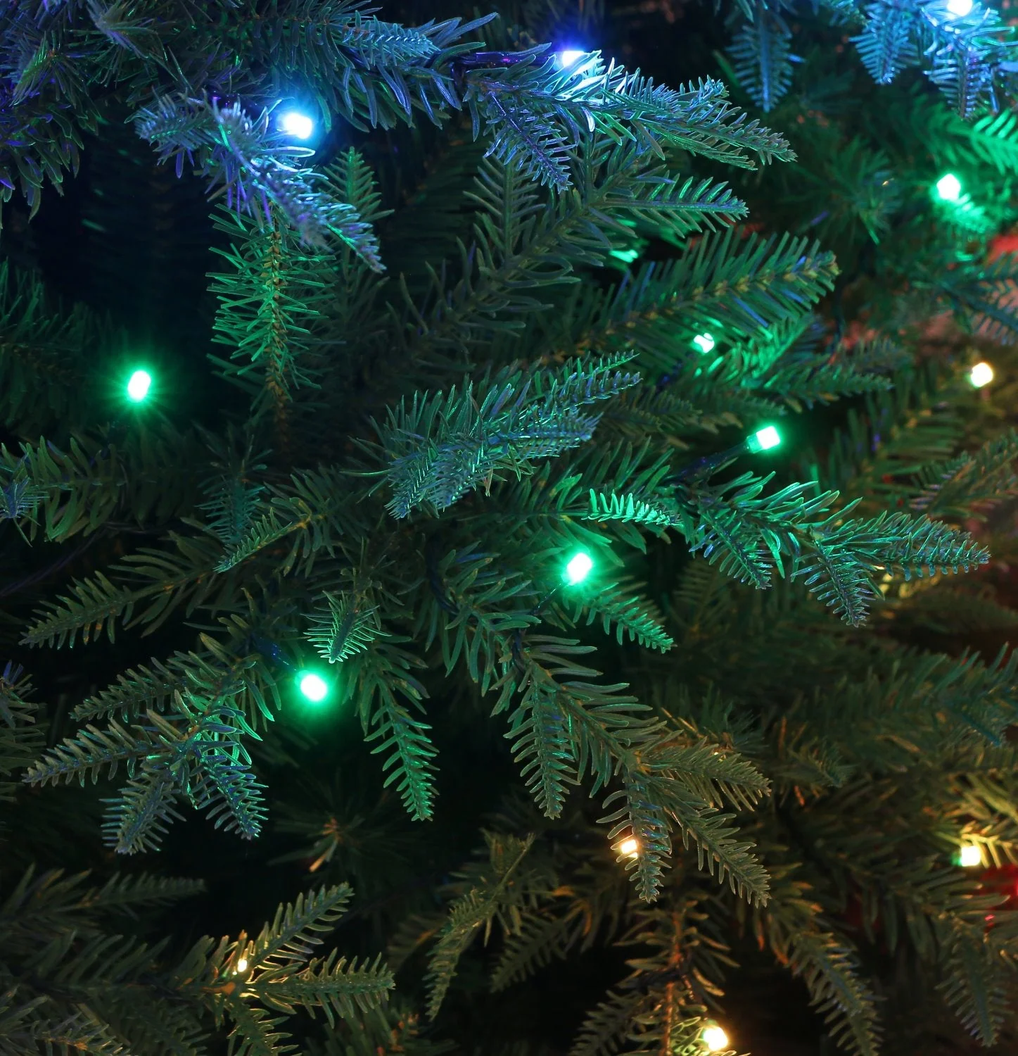 Ivo 8ft Aurora Northern Spruce Pre Lit LED Light Christmas Tree - Multi-coloured - Image 8