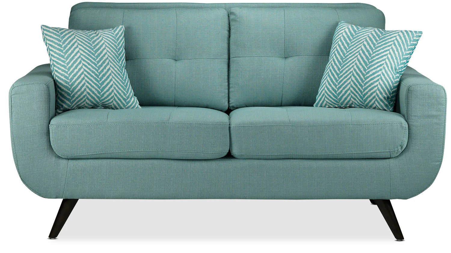 Julian Loveseat - Teal - Image 2