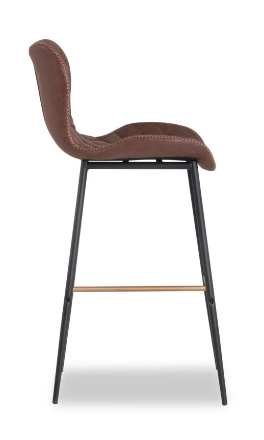 June Bar Height Stool - Antique Brown - Image 2