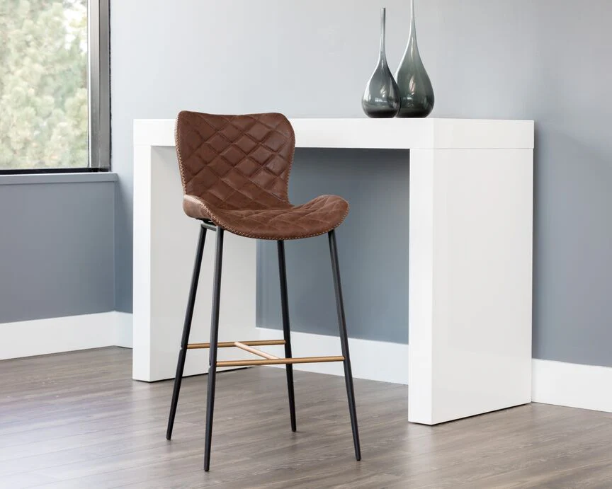 June Bar Height Stool - Antique Brown - Image 3