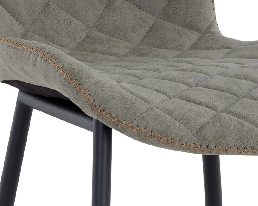 June Counter Height Stool - Antique Grey - Image 4