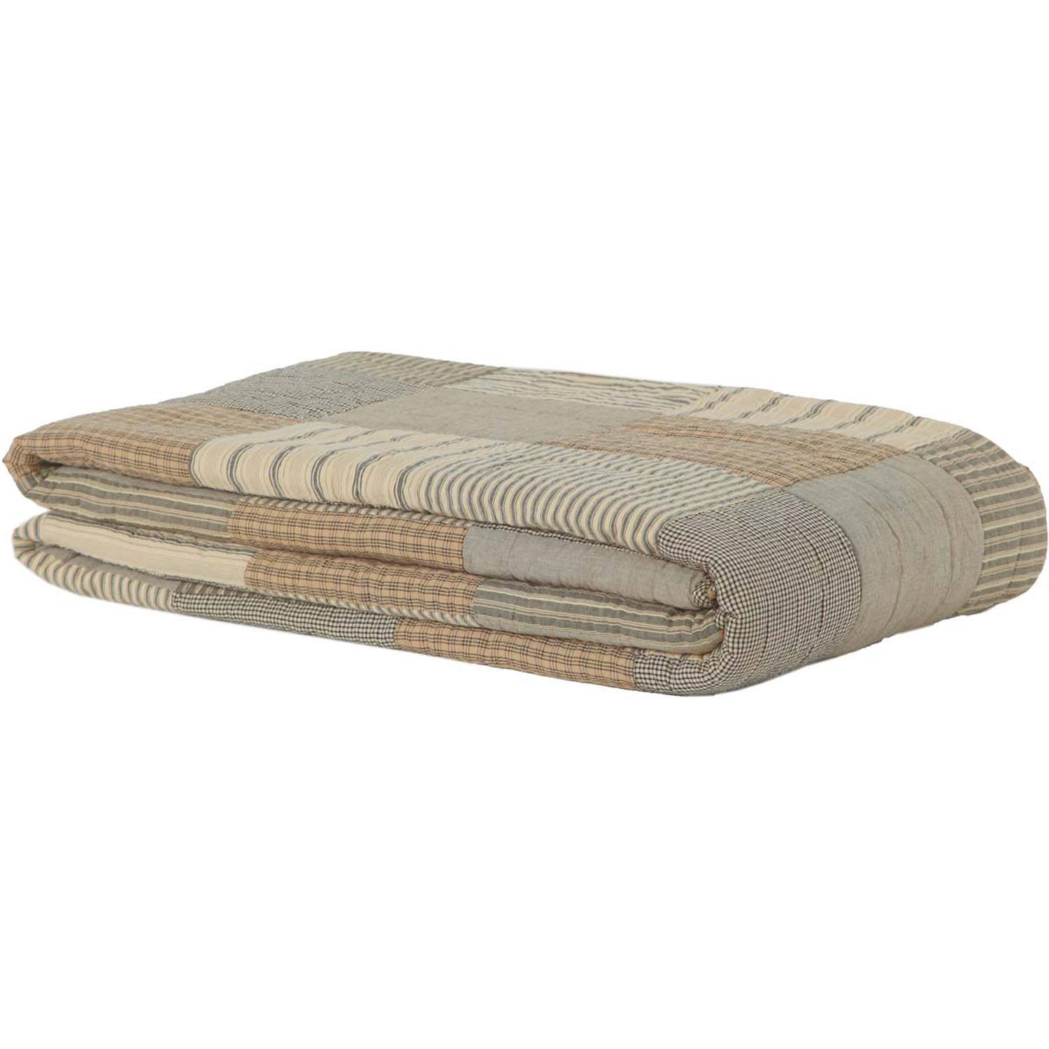 Kiraly Utca Luxury King Quilt - Charcoal - Image 3